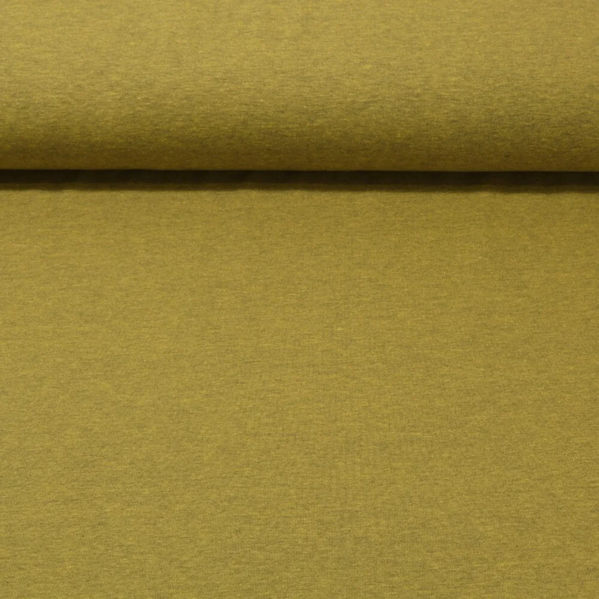 Baumwolljersey "Lana" Kiwi Schwarz Melange