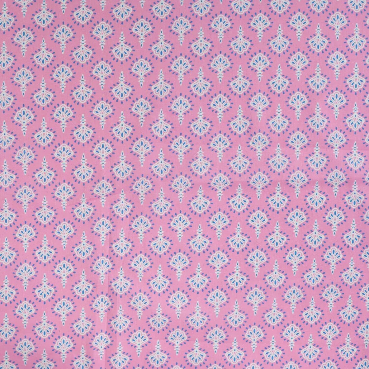 Baumwollvoile "Dalia" Abstrakt Rosa