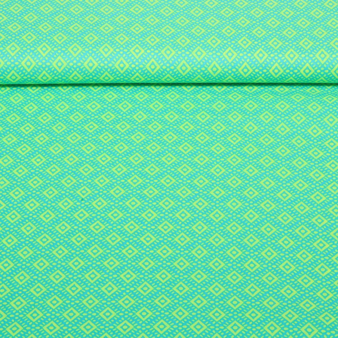 Baumwollvoile "Dalia" Ornamete Grün