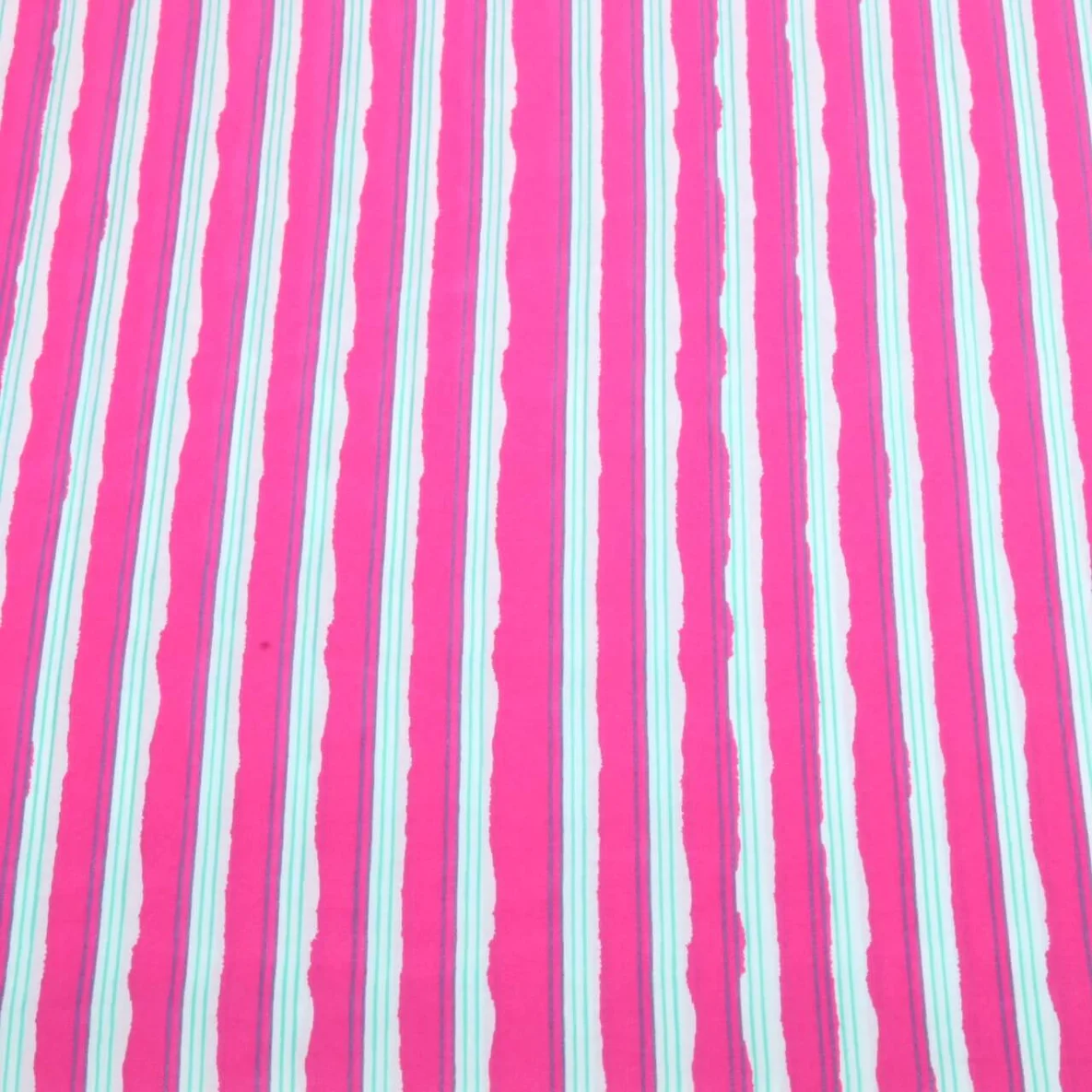 Baumwollvoile "Dalia" Streifen Pink