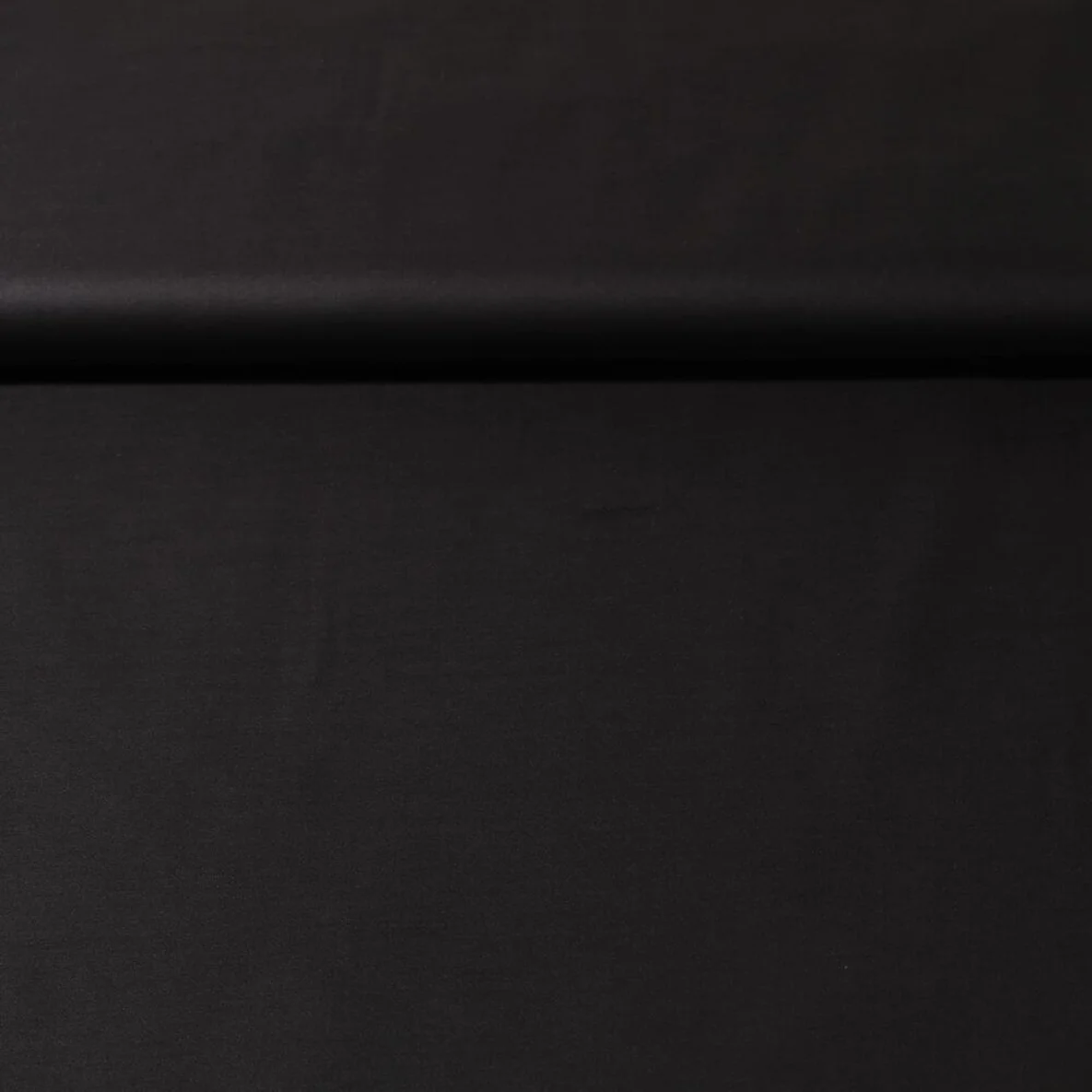 Baumwollvoile  Silky Touch Uni Schwarz