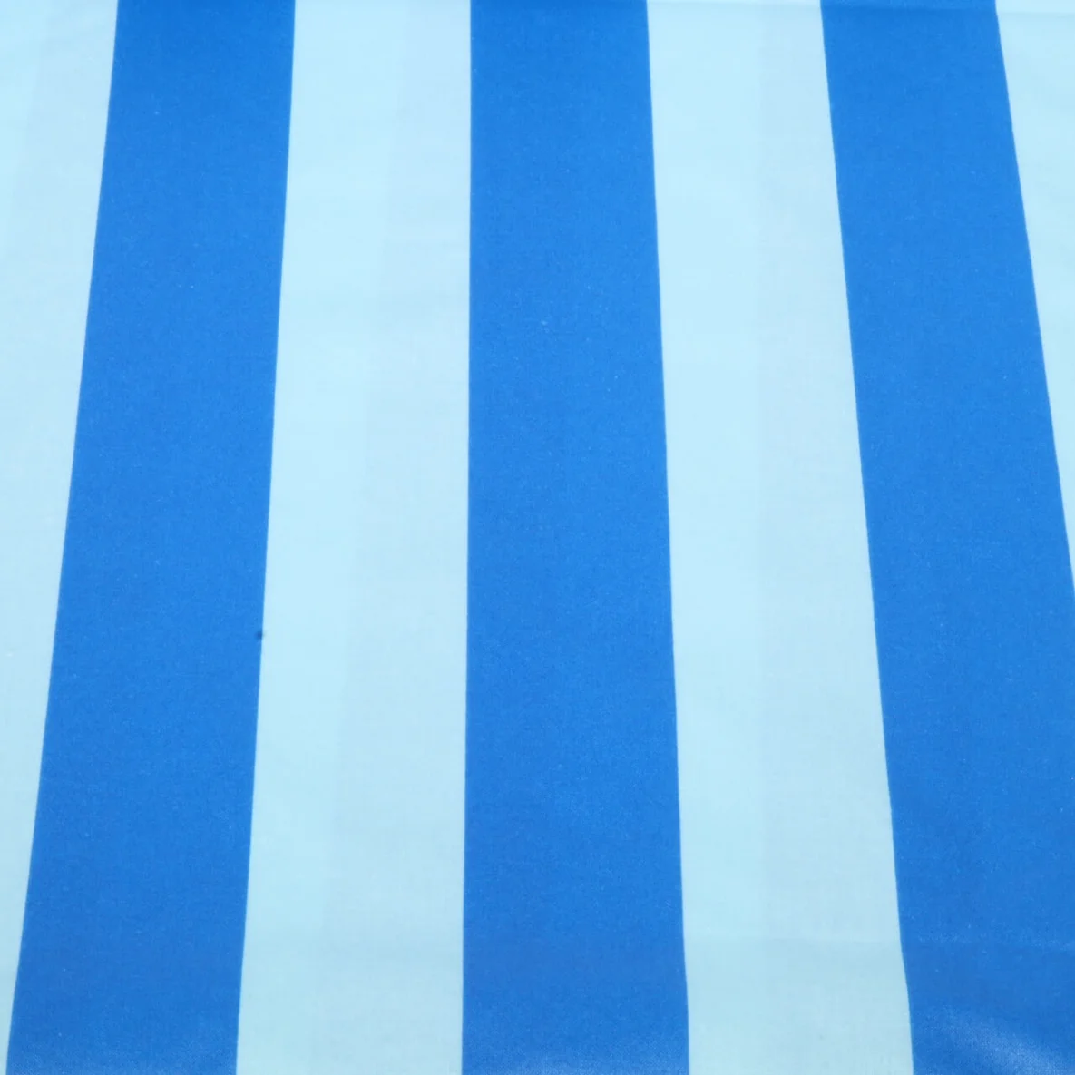 Beschichtete Baumwolle  Blockstreifen 6cm Hellblau Blau