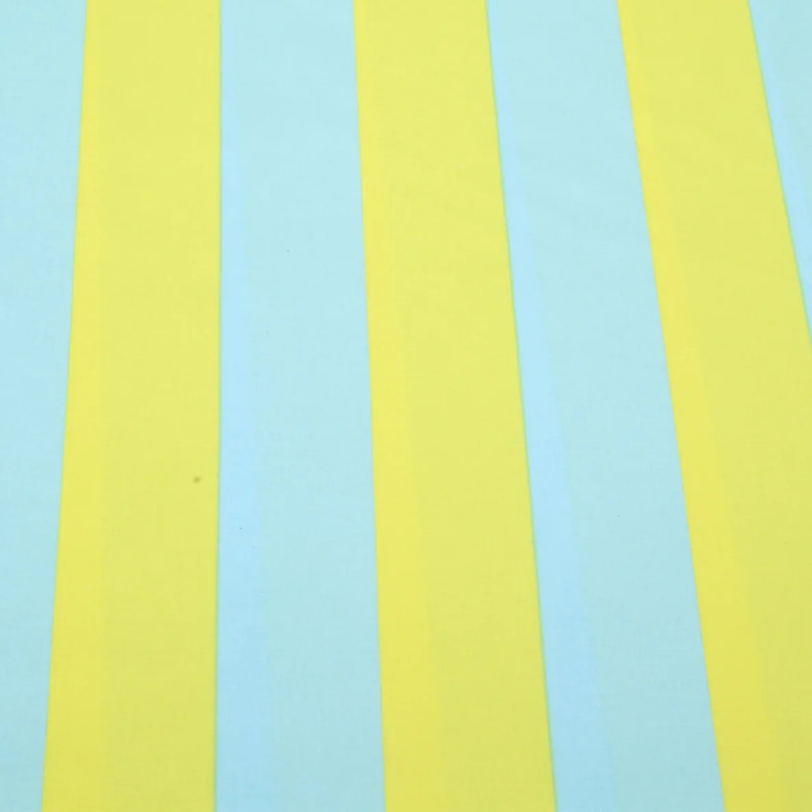Beschichtete Baumwolle  Blockstreifen 6cm Hellblau Gelb