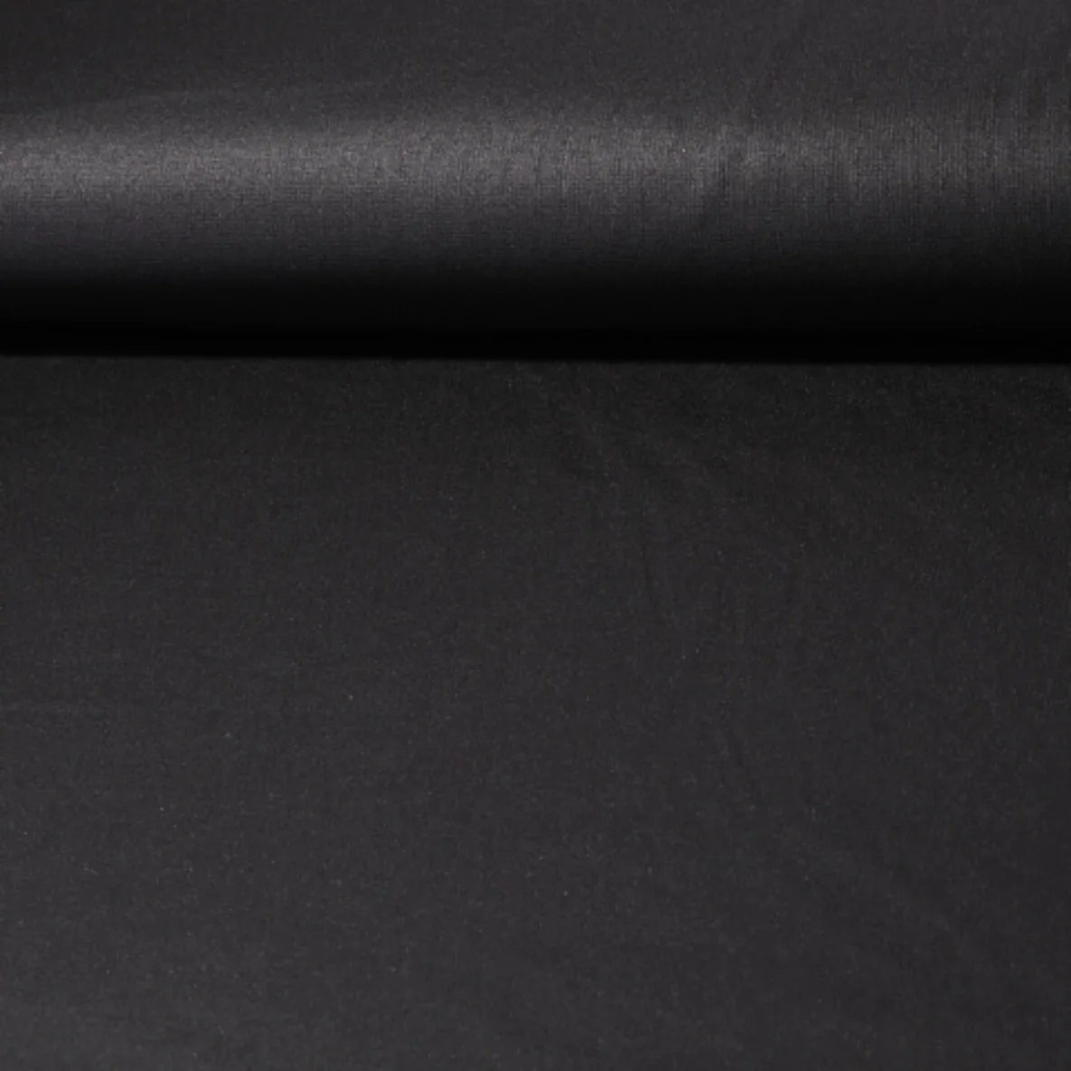 Beschichtete Baumwolle Laura Uni Schwarz