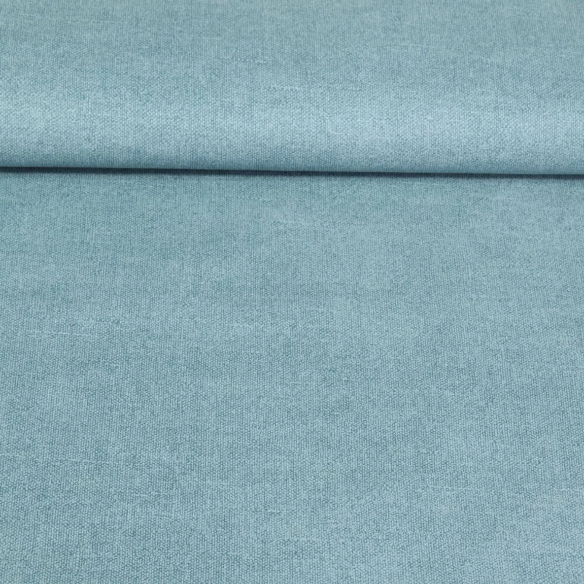 Beschichtete Baumwolle Leinenoptik Bleu