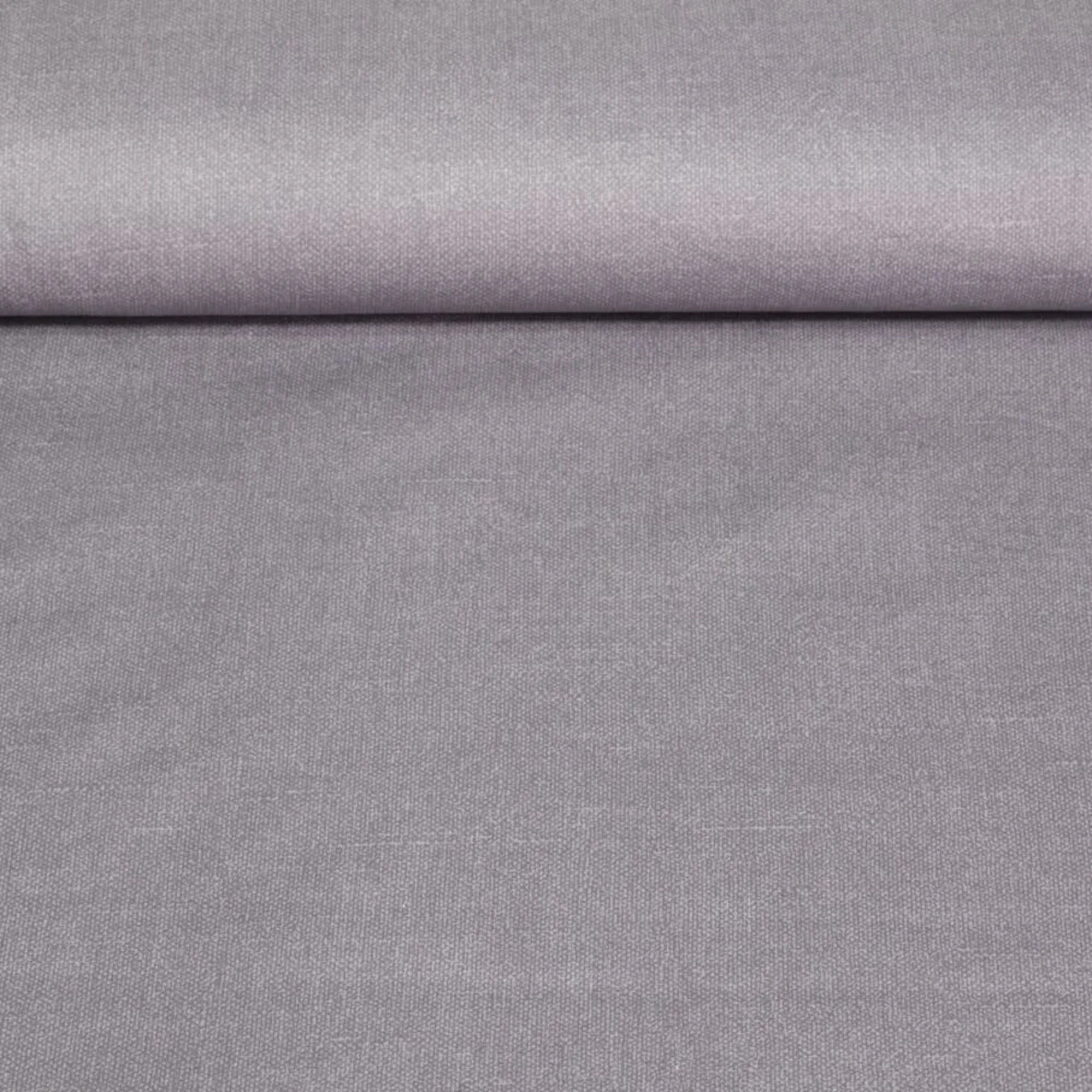 Beschichtete Baumwolle Leinenoptik Grau