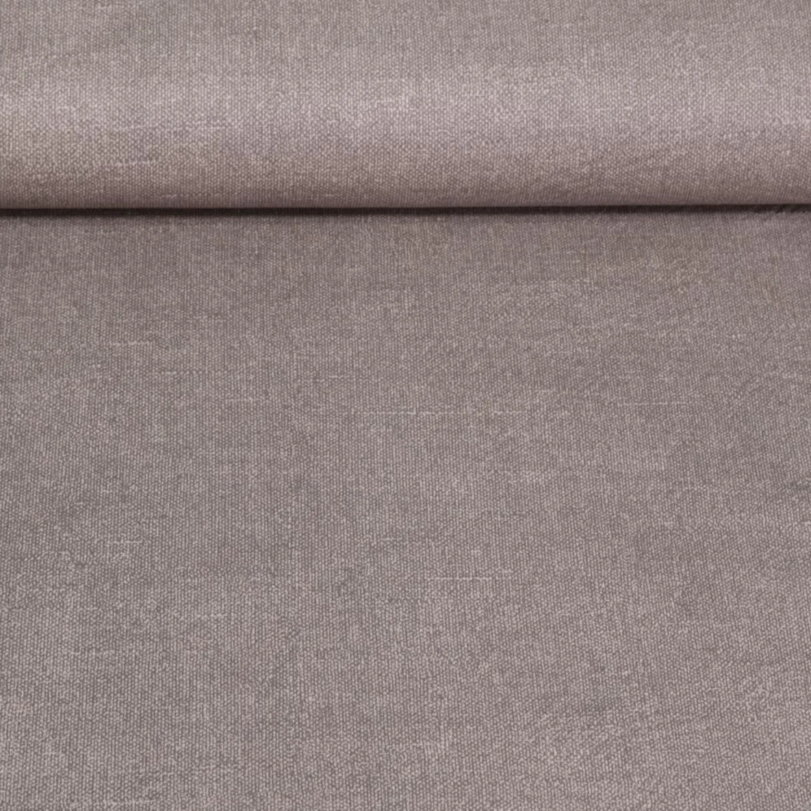Beschichtete Baumwolle Leinenoptik Taupe