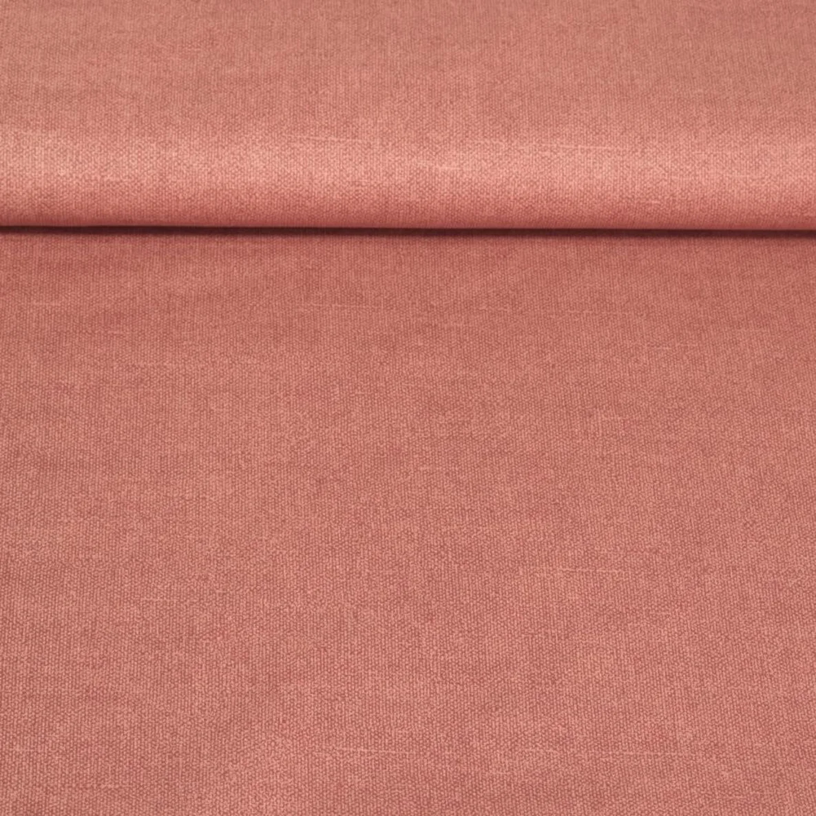 Beschichtete Baumwolle Leinenoptik Terracotta