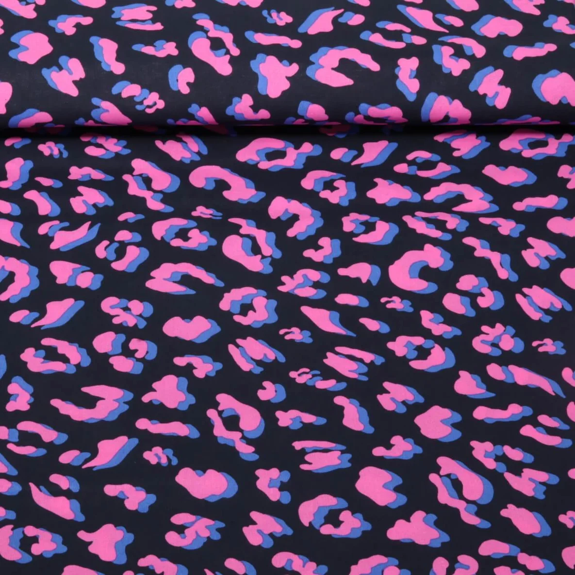 Beschichtete Baumwolle Leo Navy