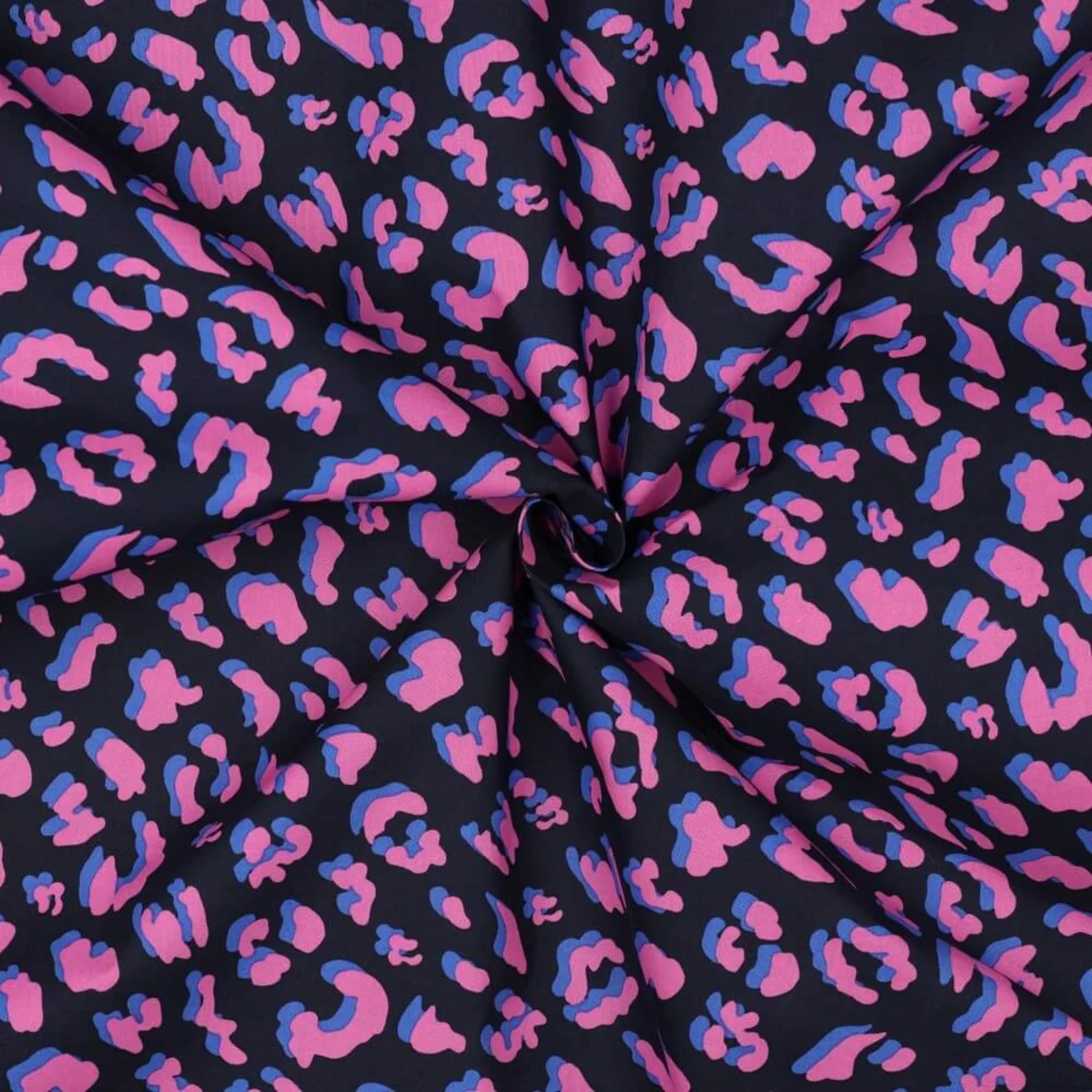 Beschichtete Baumwolle Leo Navy