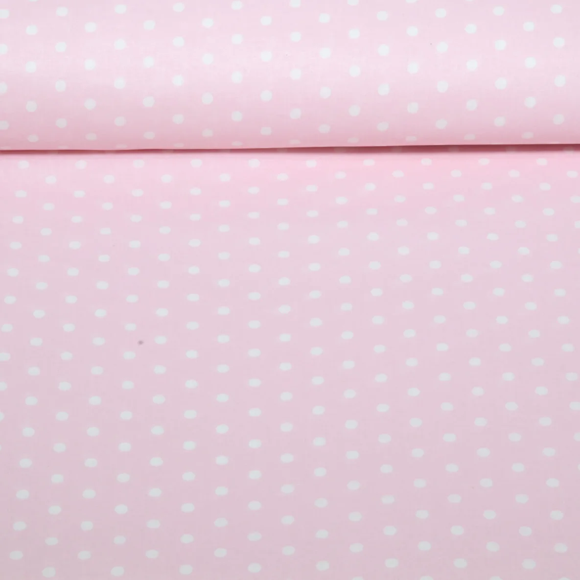 Beschichtete Baumwolle Punkte Rosa
