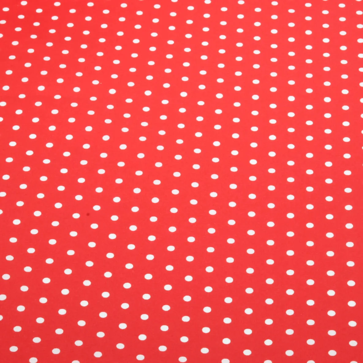 Beschichtete Baumwolle Punkte Rot