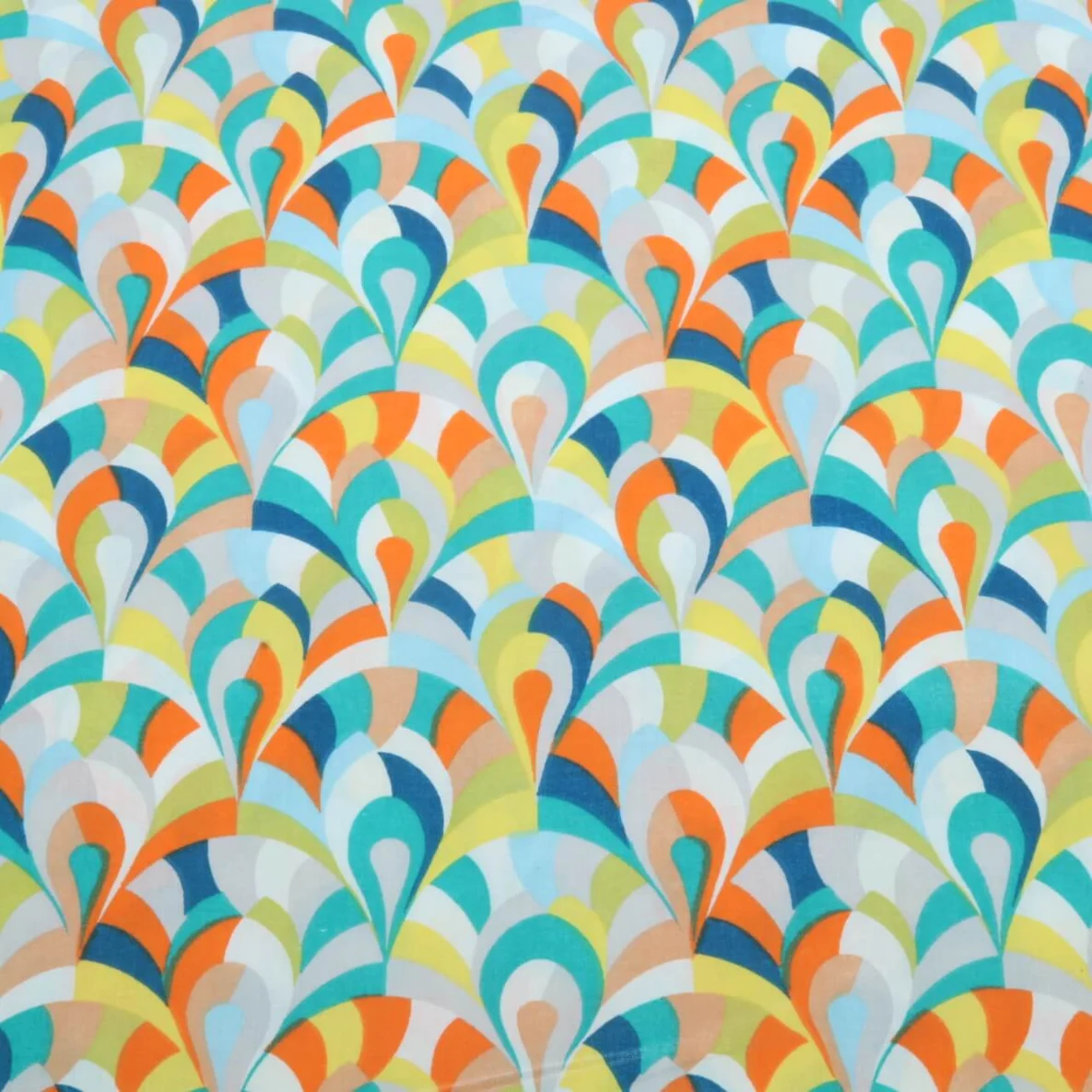 Beschichtete Baumwolle Tropfen Multicolor