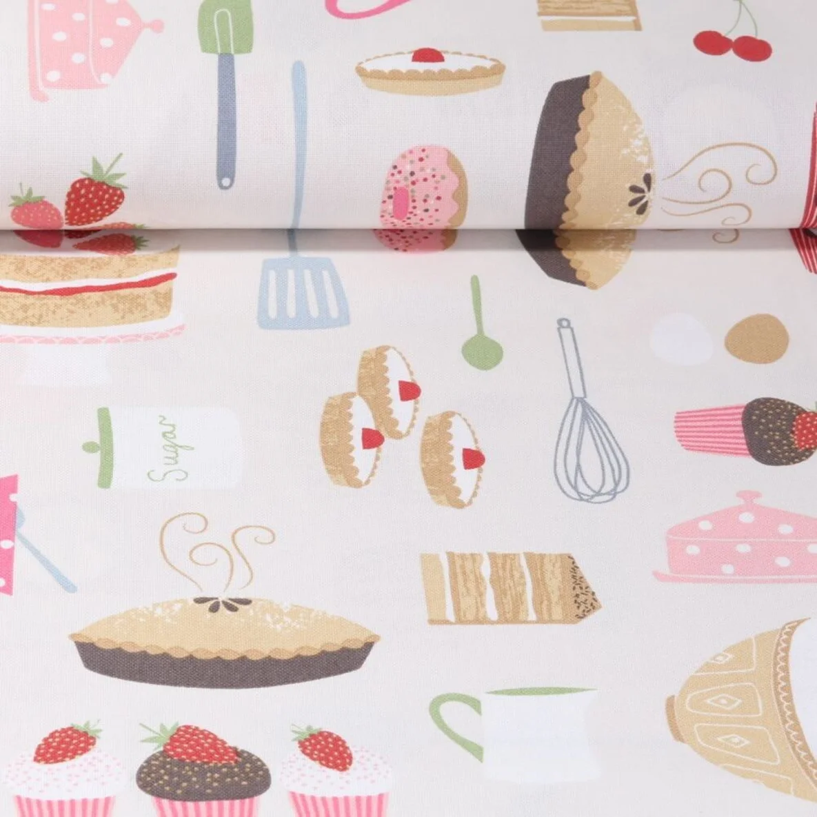 Beschichteter Canvas - Backfreude Ecru