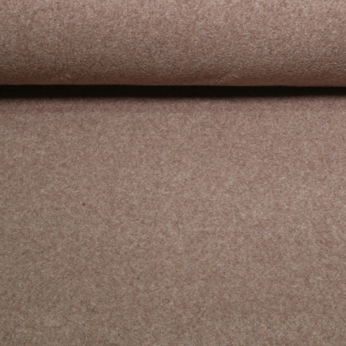 Bio Baumwoll Fleece "Tabea" Uni Braun