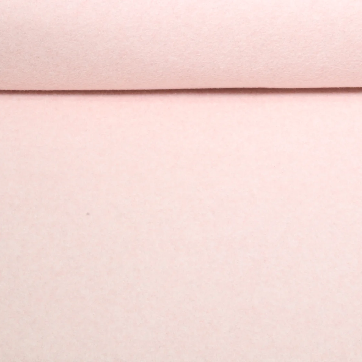 Bio Baumwoll Fleece "Tabea" Uni Rosa Melange