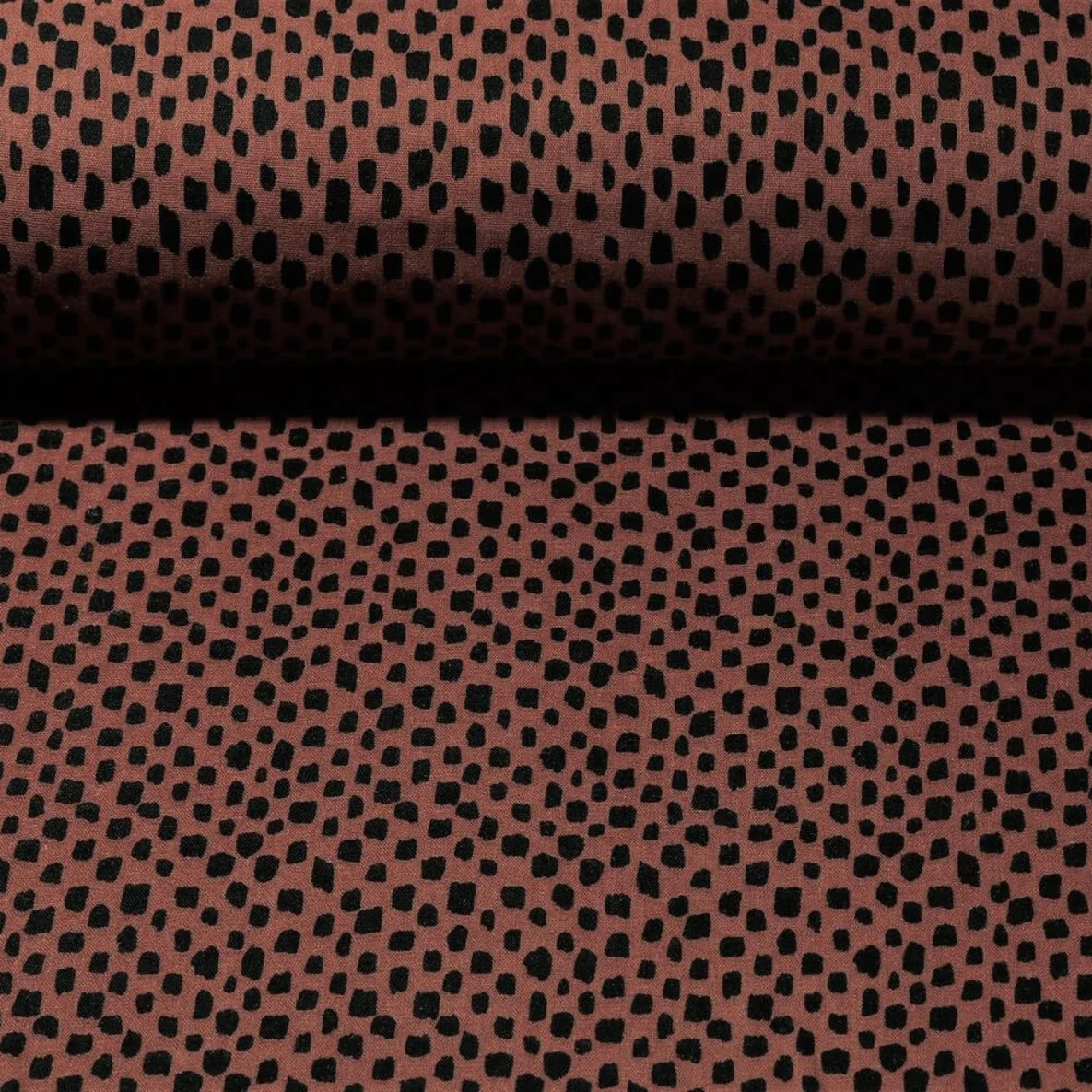 Bio Baumwoll Musselin Striche Rost