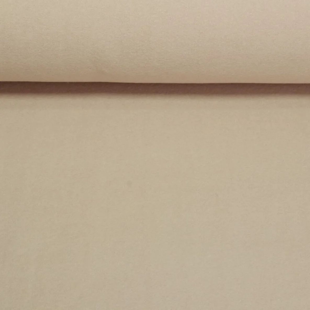 Bio-Baumwollfleece Heiko - Doubleface Uni Beige