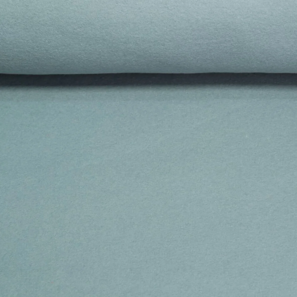 Bio-Baumwollfleece Heiko - Doubleface Uni Bleu