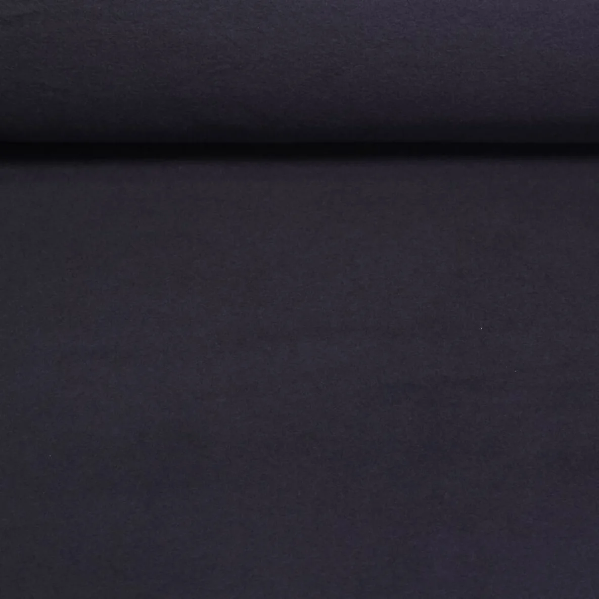 Bio-Baumwollfleece Heiko - Doubleface Uni Navy