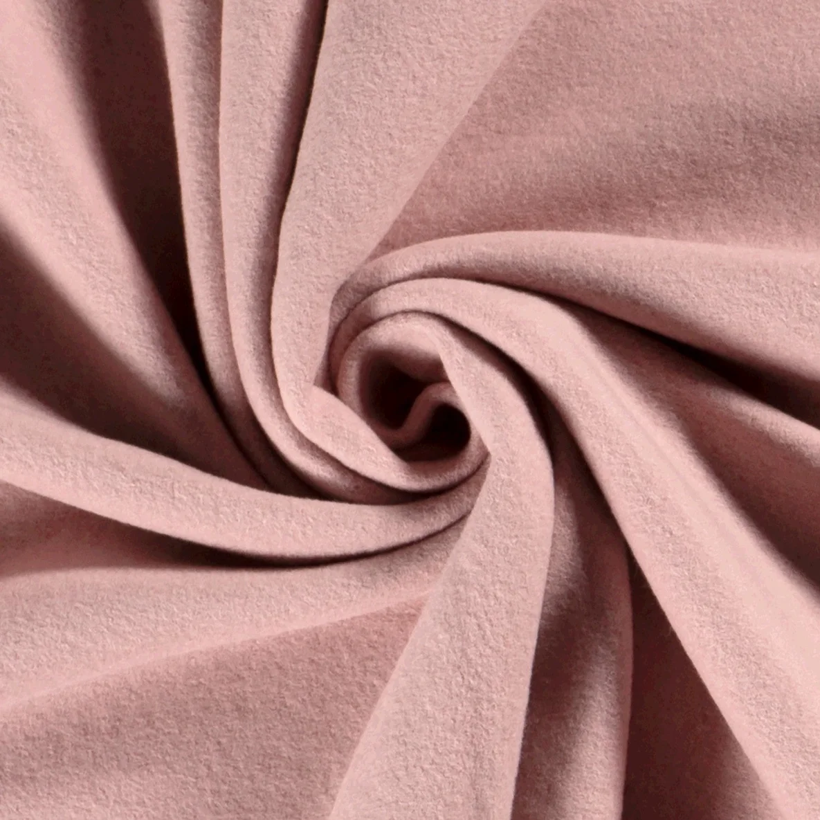 Bio-Baumwollfleece Heiko - Doubleface Uni Rosa
