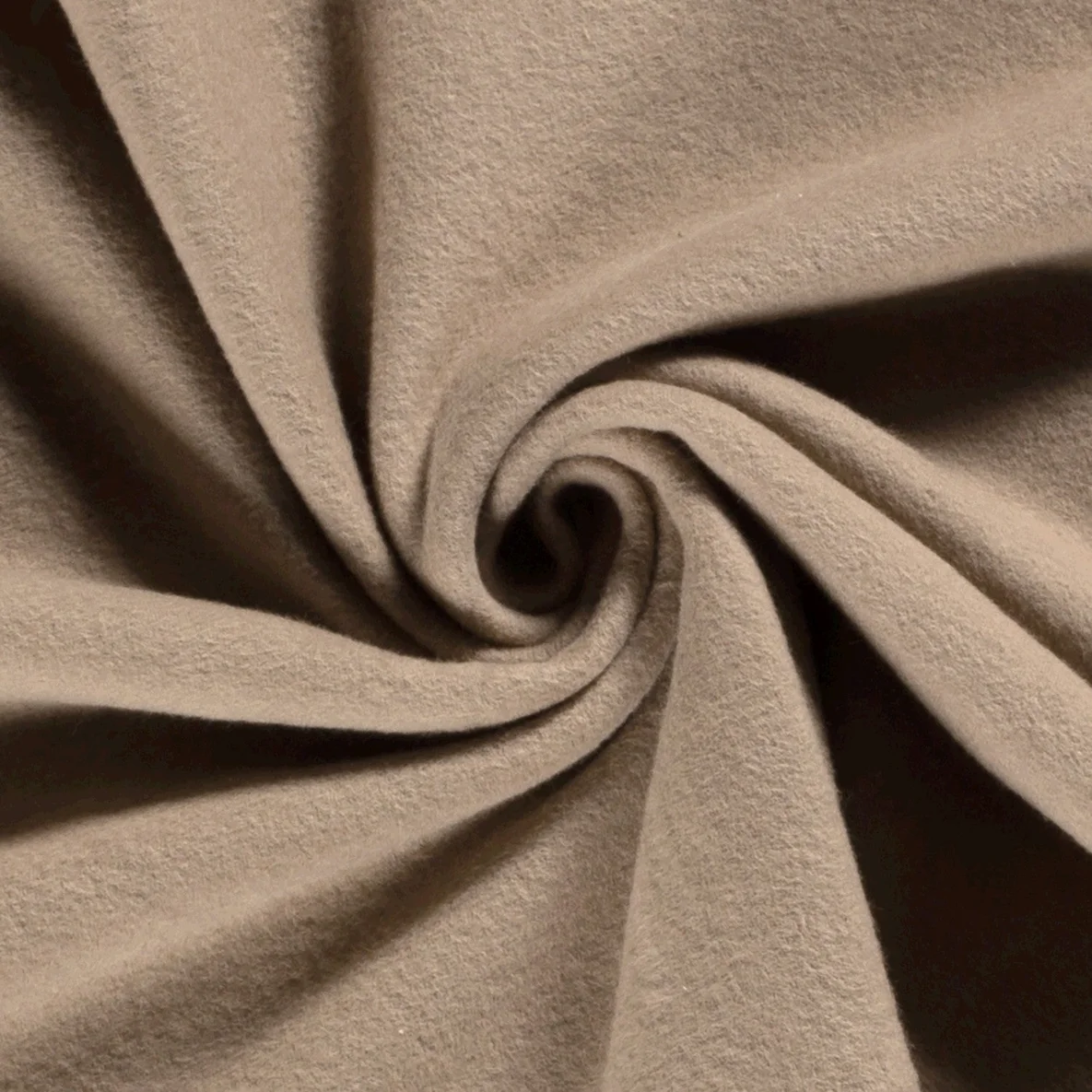 Bio-Baumwollfleece Heiko - Doubleface Uni Sand