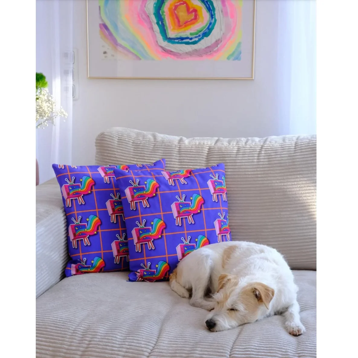 Bio Canvas "Choose your Vibe" The Happy Channel Lila