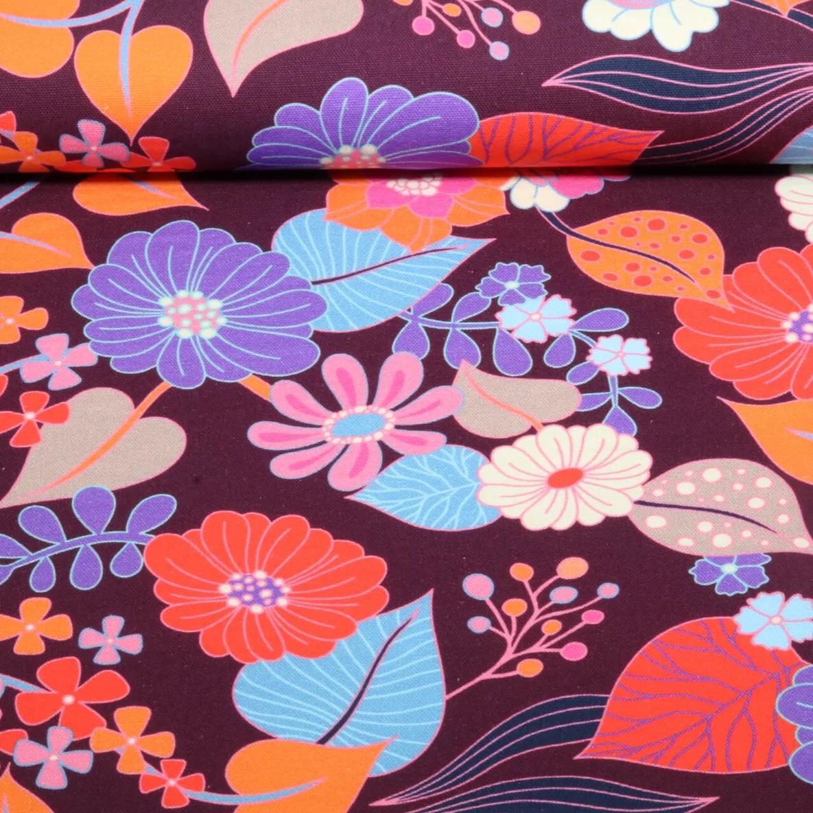 Bio Canvas "Gleam" Bloomorama Bordeaux