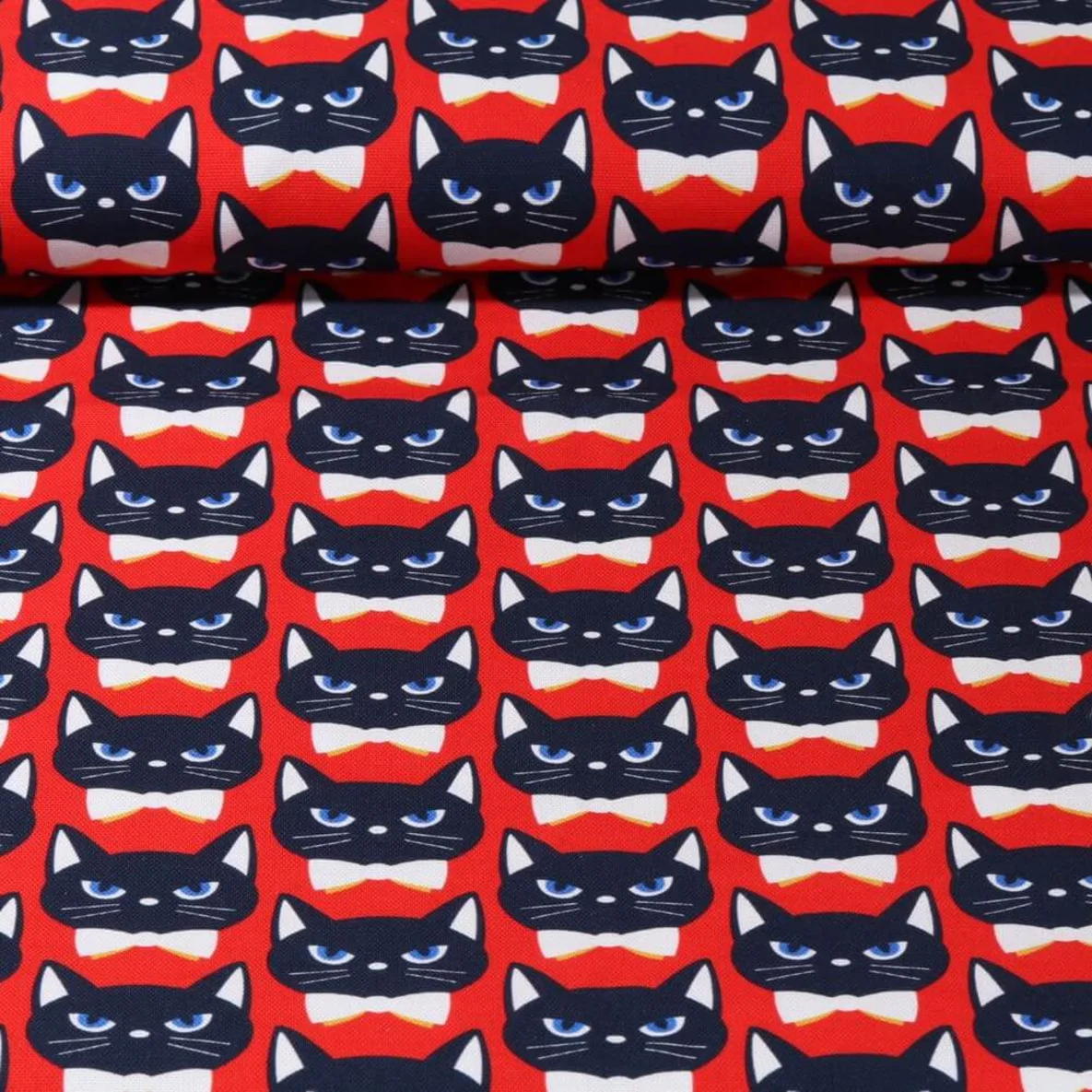 Bio Canvas "Meow" Rot