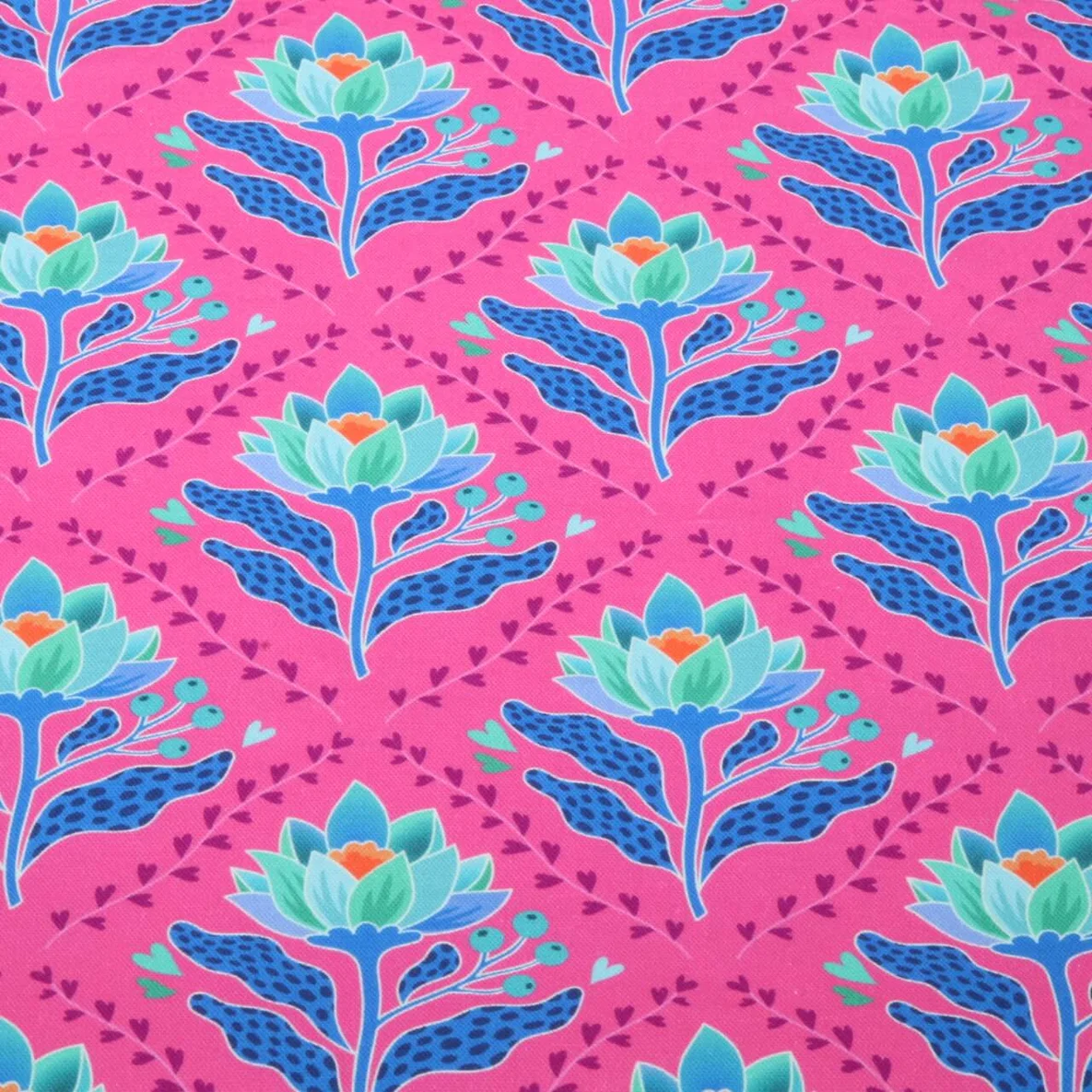 Bio Canvas "Queen Of Hearts" Lotus Royal Pink