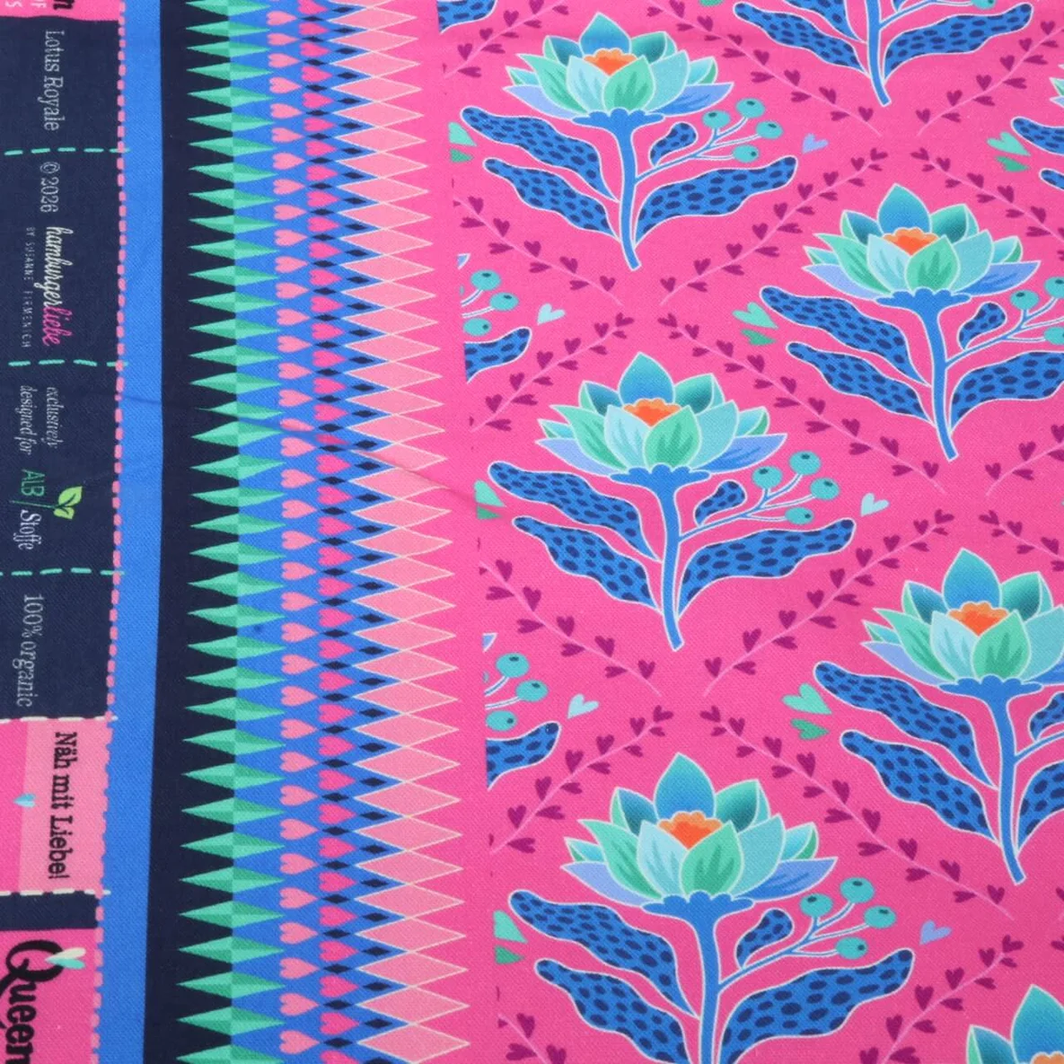 Bio Canvas "Queen Of Hearts" Lotus Royal Pink