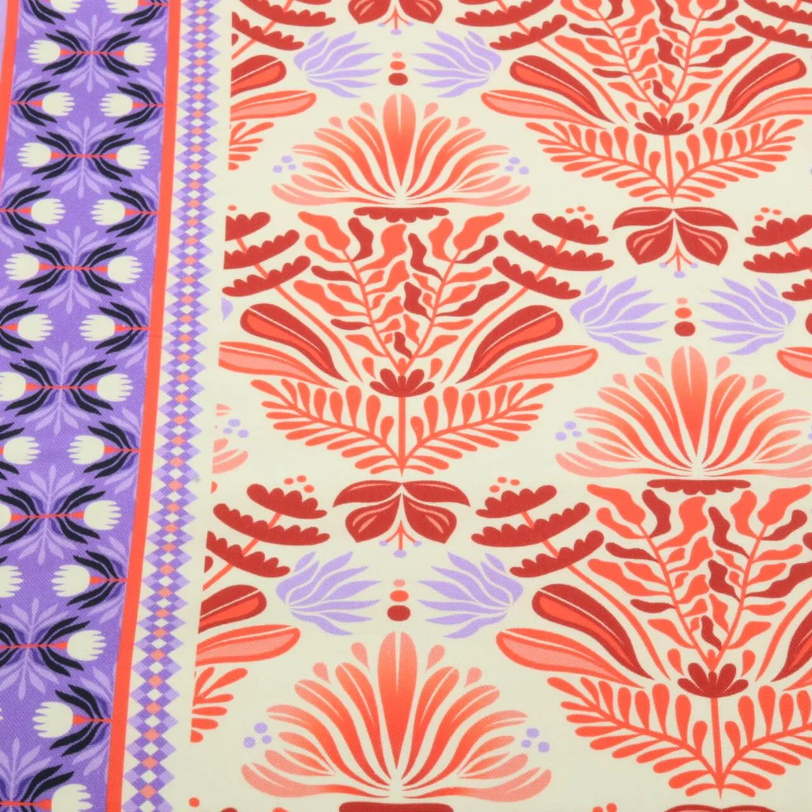 Bio Canvas "Southern Ease" Sunlit Botanica Beige Rot