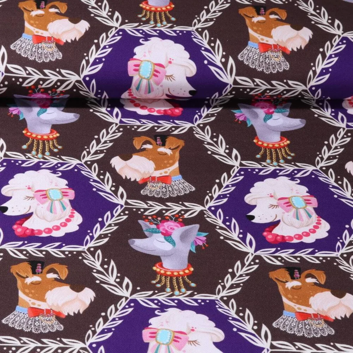 Bio Canvas "Woof" Braun