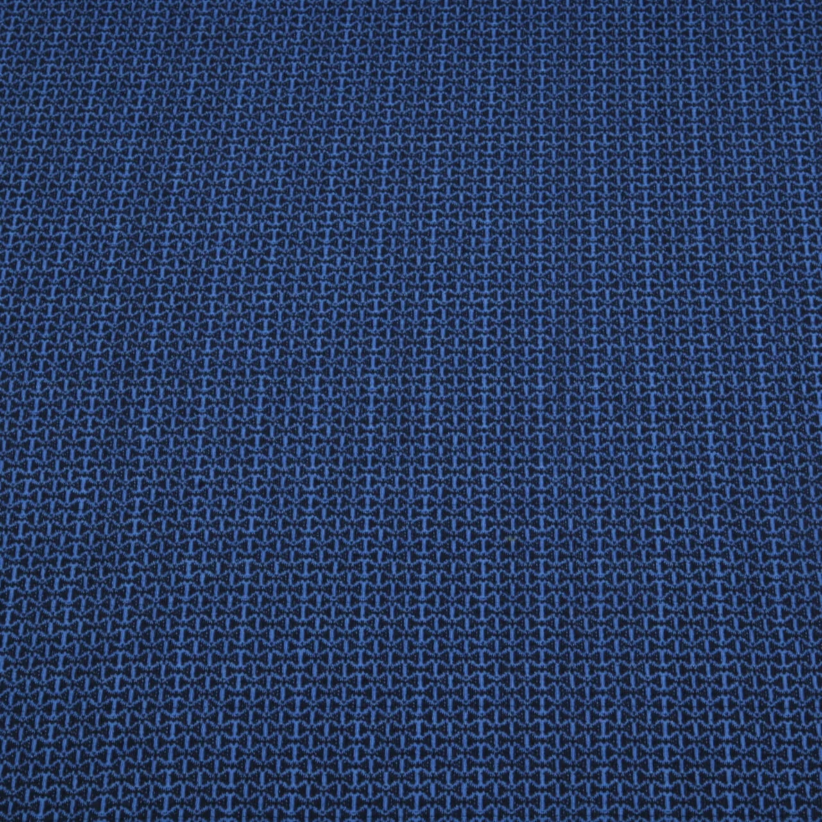 Bio Jacquard Jersey - Beetles & Bugs Jacquard Mini Bow Knit Blau