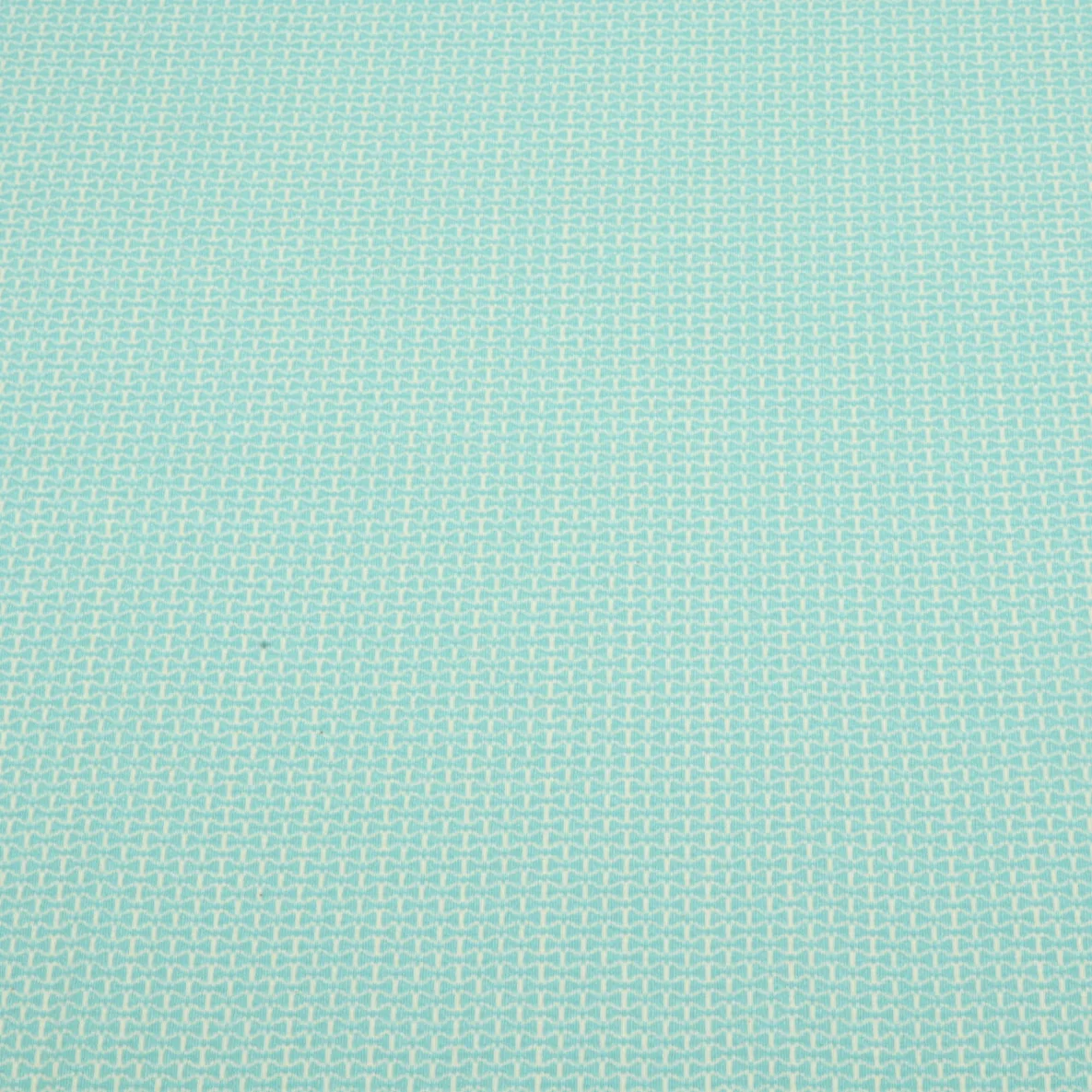 Bio Jacquard Jersey - Beetles & Bugs Jacquard Mini Bow Knit Türkis