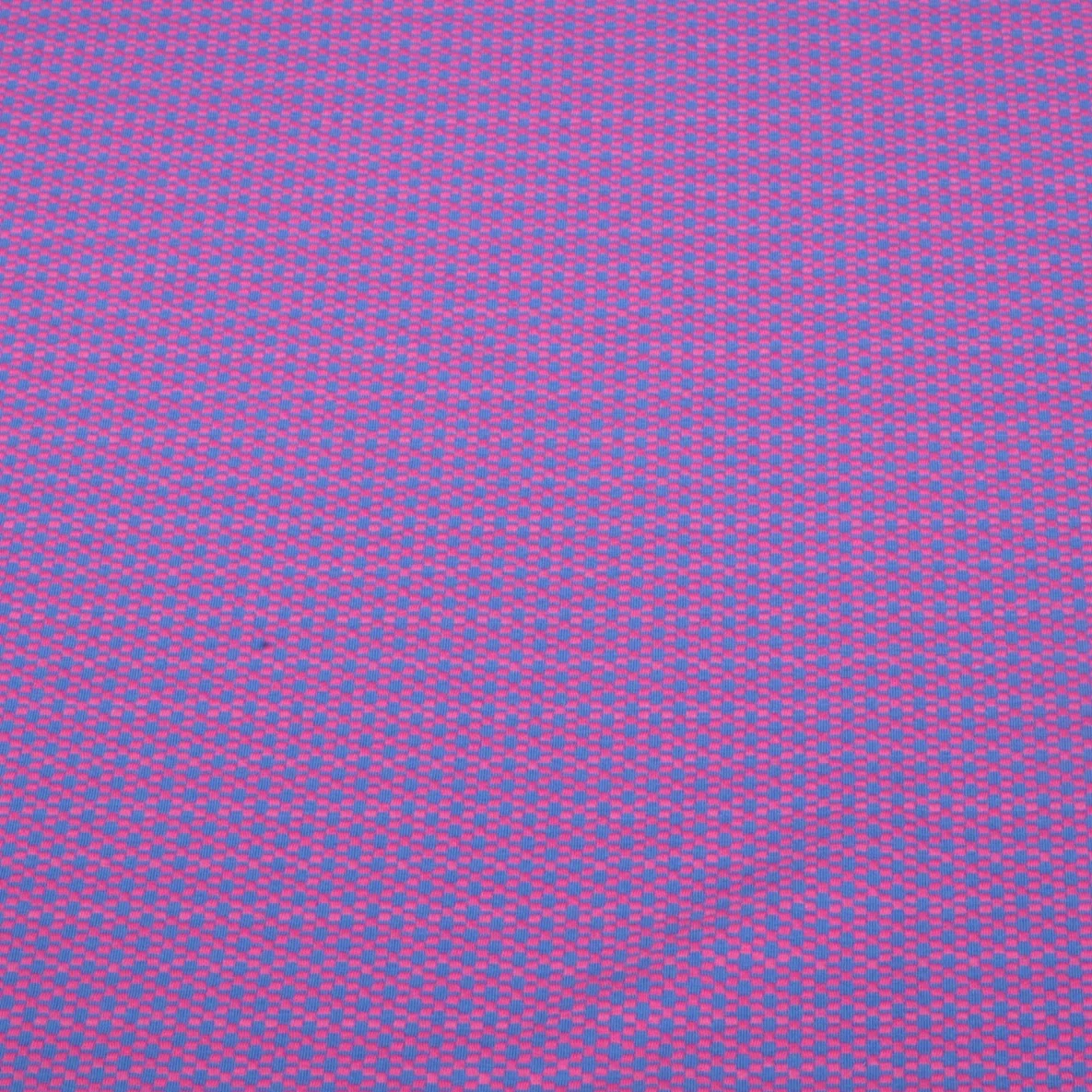 Bio Jacquard Jersey "Choose your Vibe" Moody Knit Blau