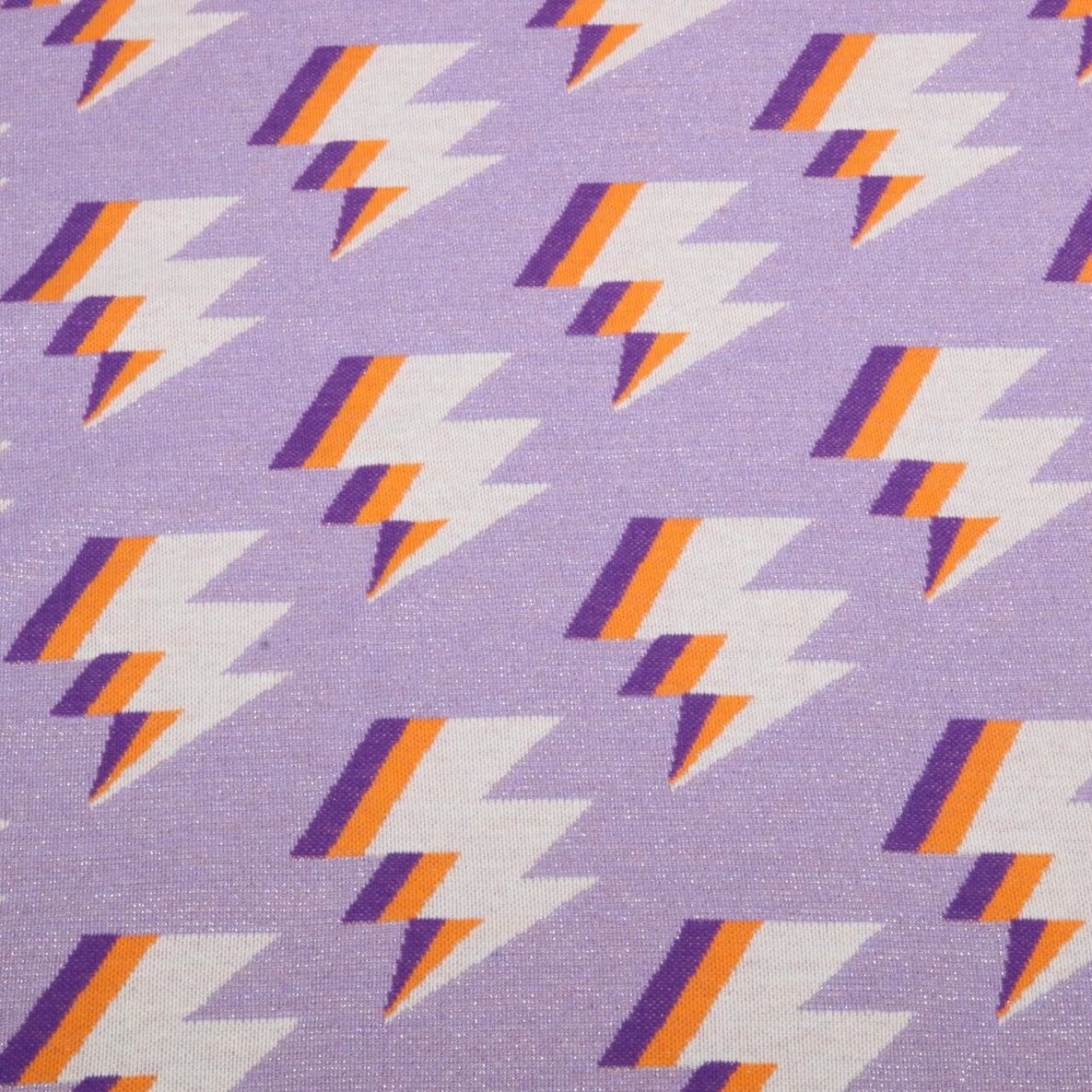 Bio Jacquard Jersey "Gleam" Zappy Lila