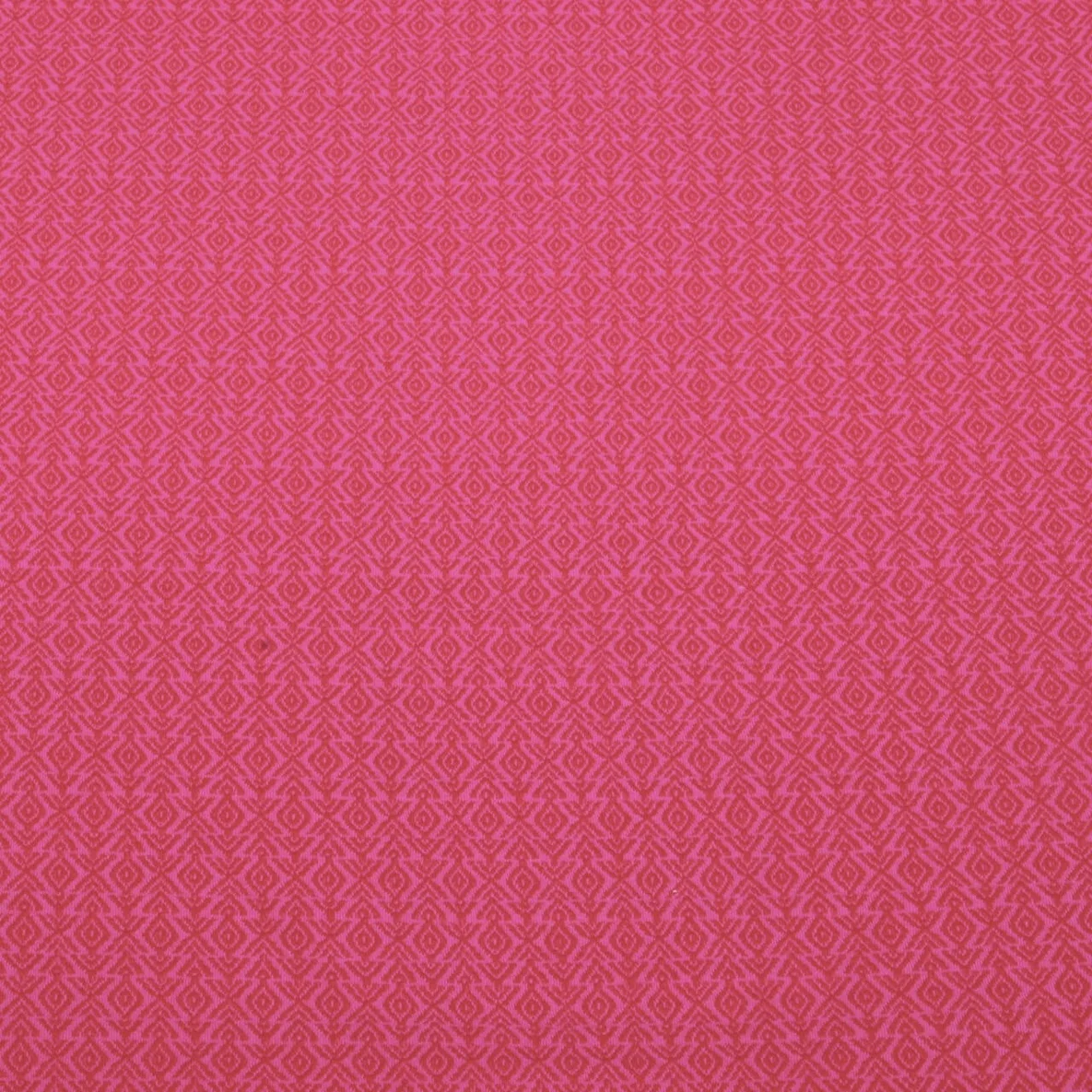 Bio Jacquard Jersey "Western Fairy Tales" Field Knit Pink