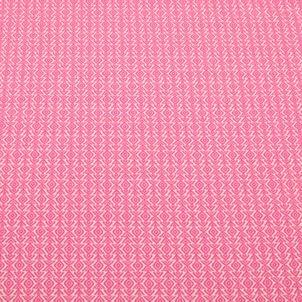 Bio Jacquard Jersey "Western Fairy Tales" Field Knit Rosa