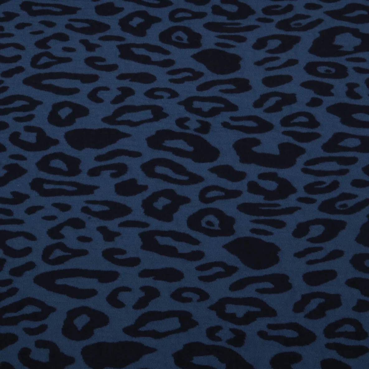 Bio Jacquard Jersey "Western Fairy Tales" Safari Doubleface Blau
