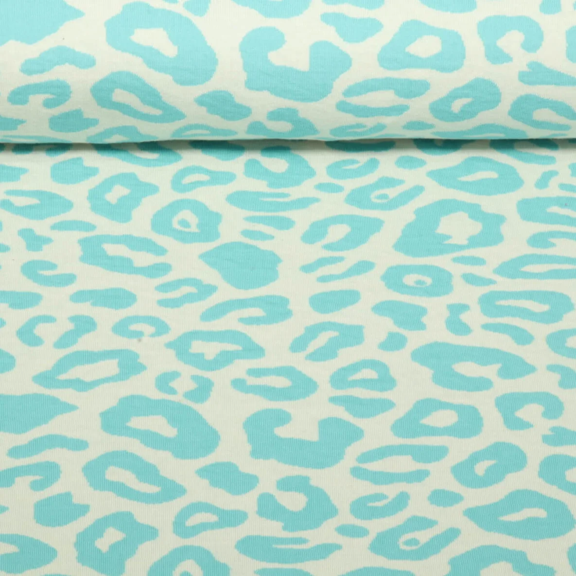 Bio Jacquard Jersey "Western Fairy Tales" Safari Doubleface Ecru