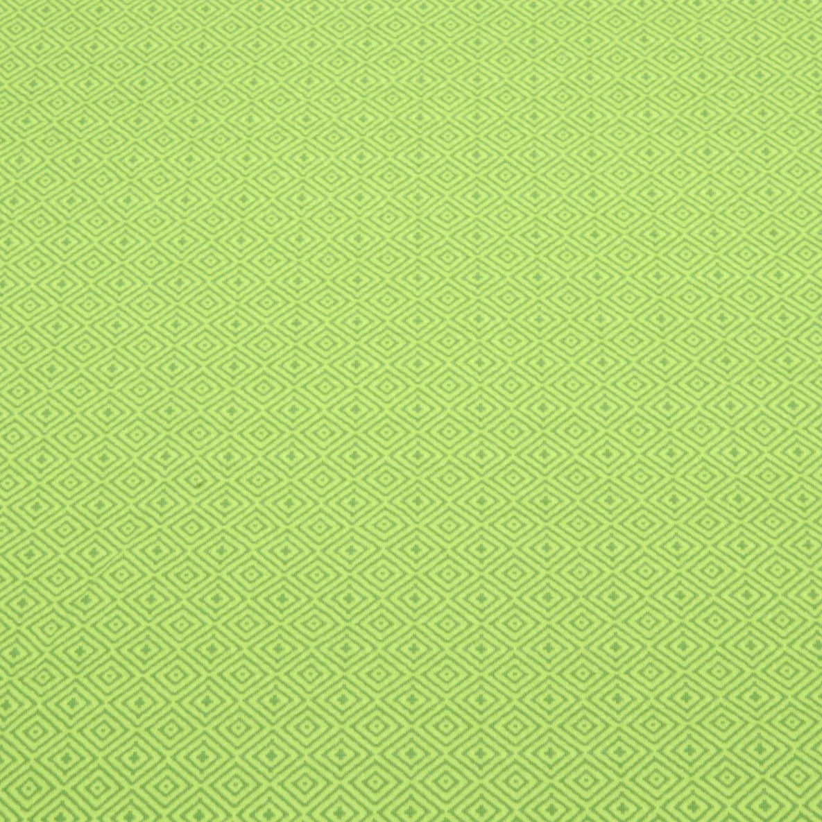 Bio Jacquard Jersey"Southern Ease" Mosaic Knit 3D Grün