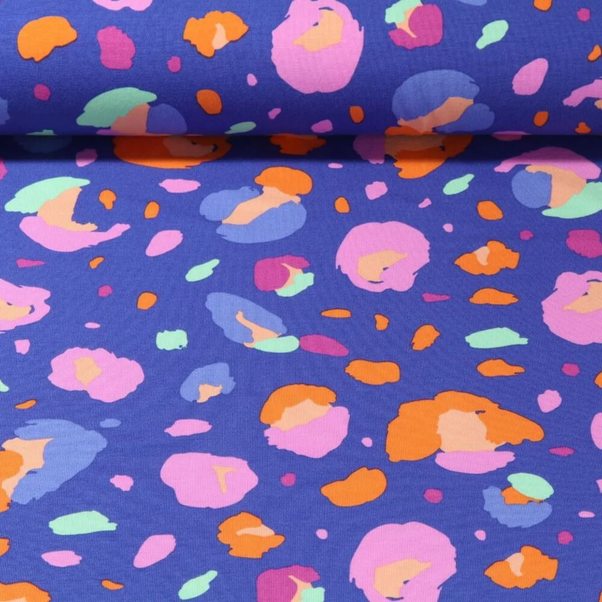 Bio Jersey "Animal" Blau