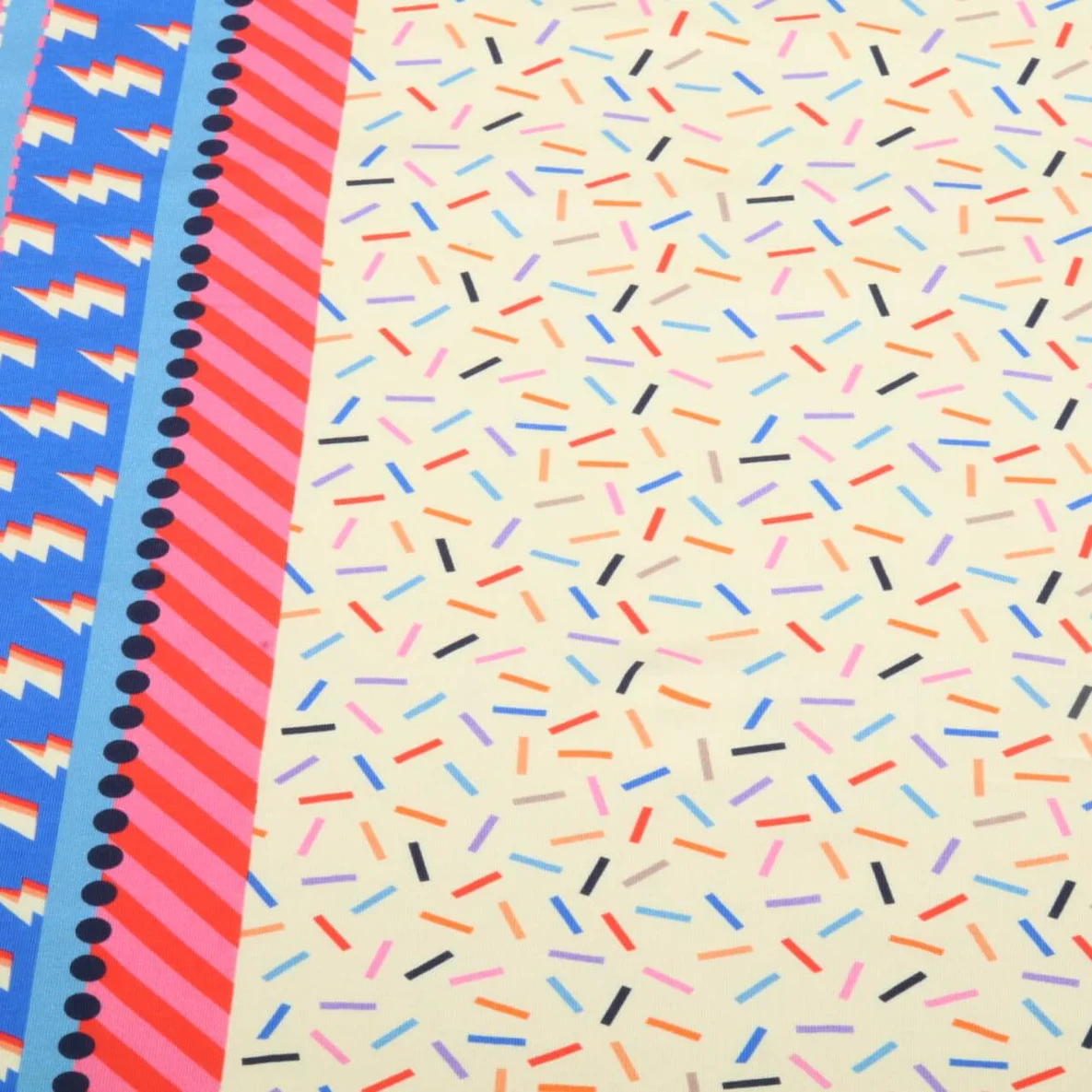 Bio Jersey "Gleam" Glimmerbits Ecru