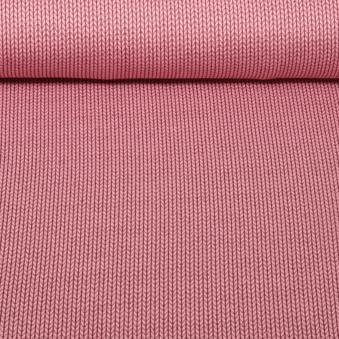 Bio Jersey Jacquard Knit Knit Altrosa