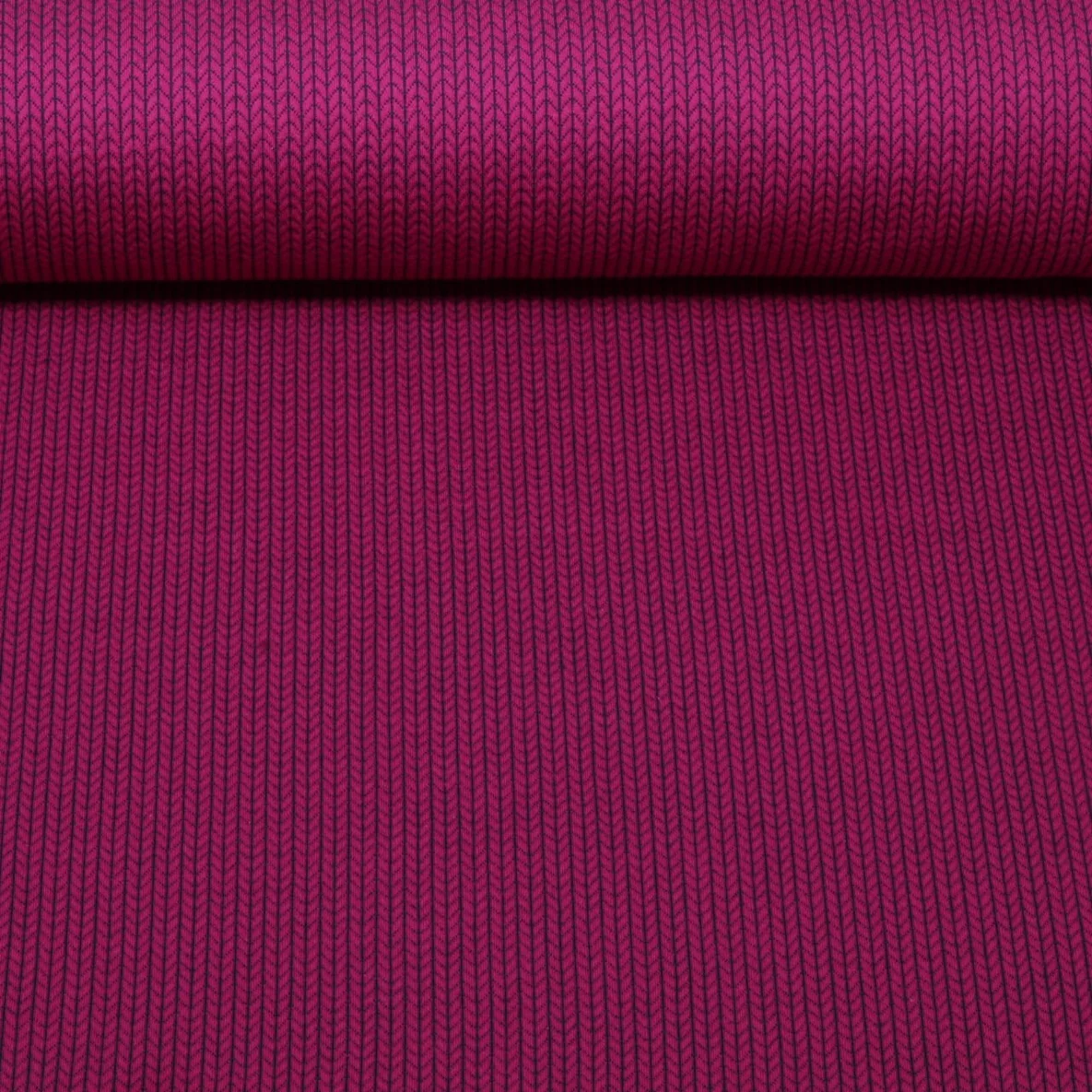 Bio Jersey Jacquard Knit Knit Beere
