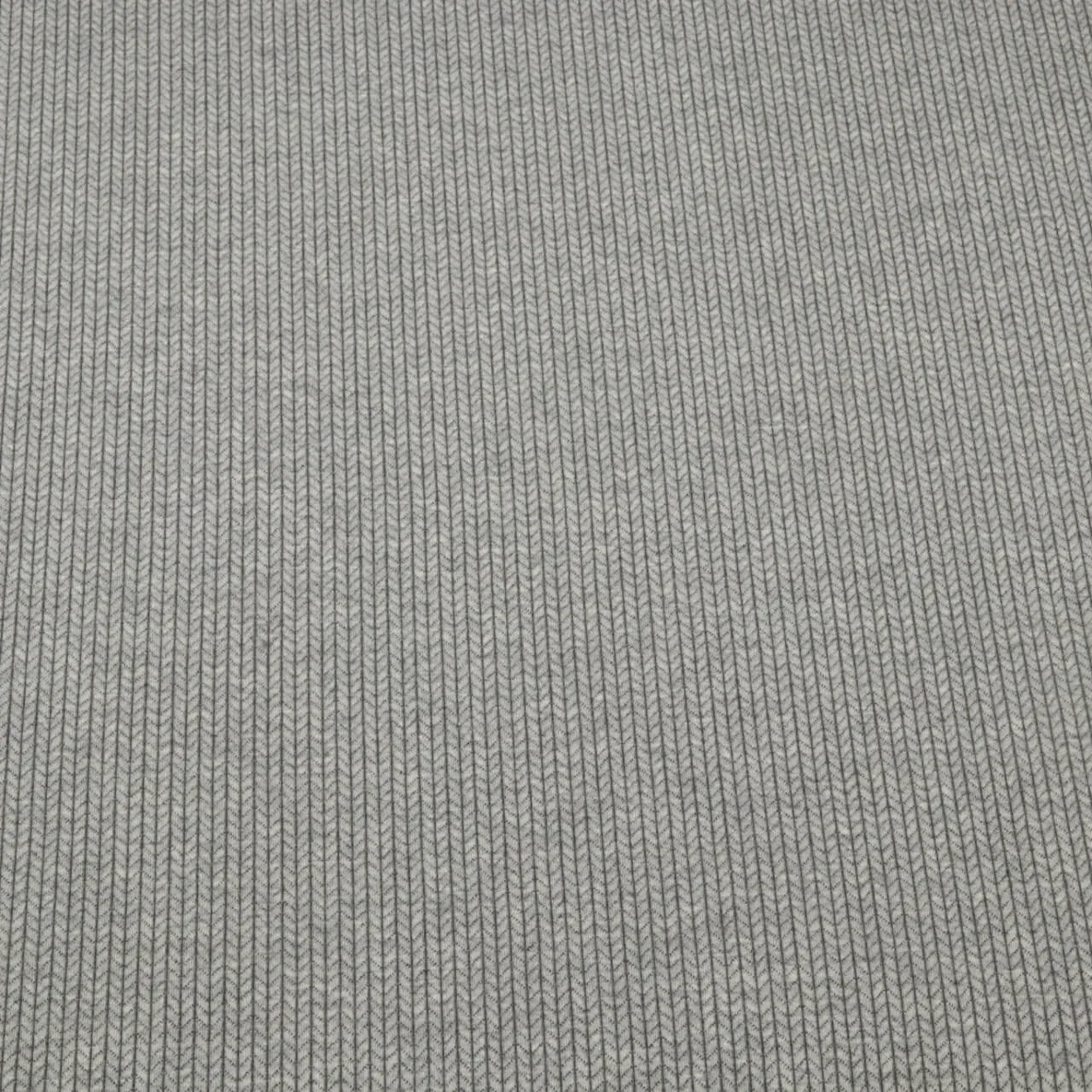 Bio Jersey Jacquard Knit Knit Grau