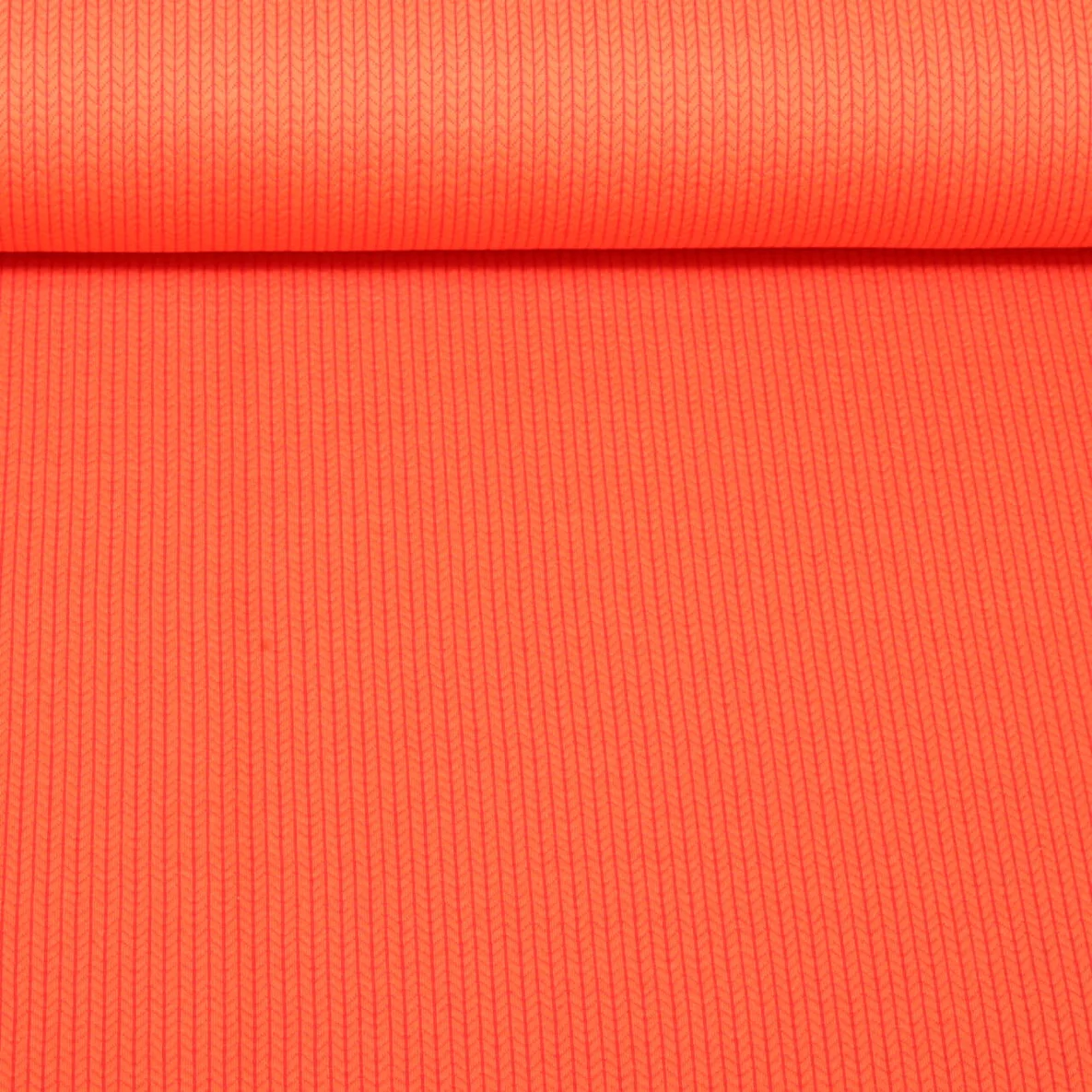 Bio Jersey Jacquard Knit Knit Orange