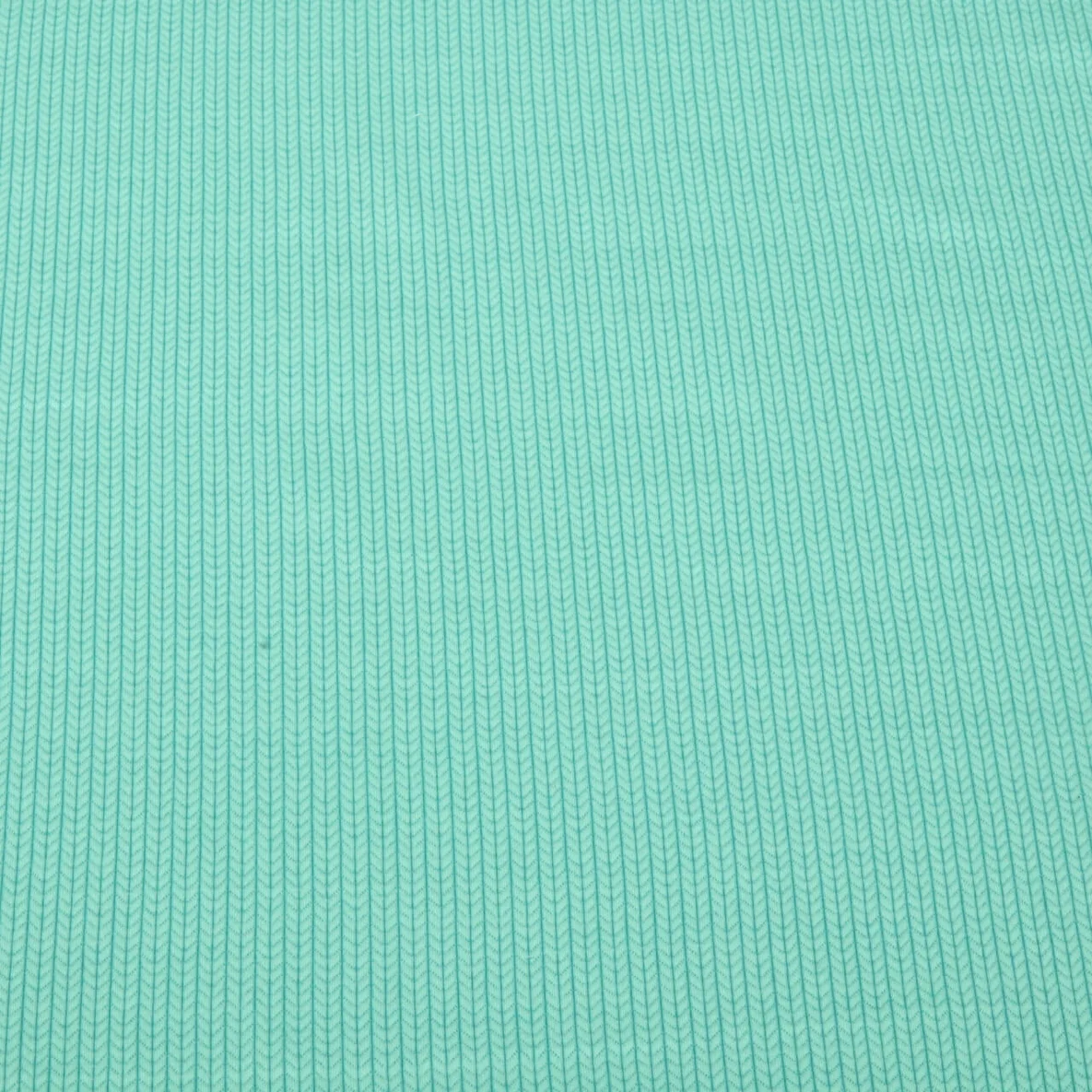 Bio Jersey Jacquard Knit Knit Türkis