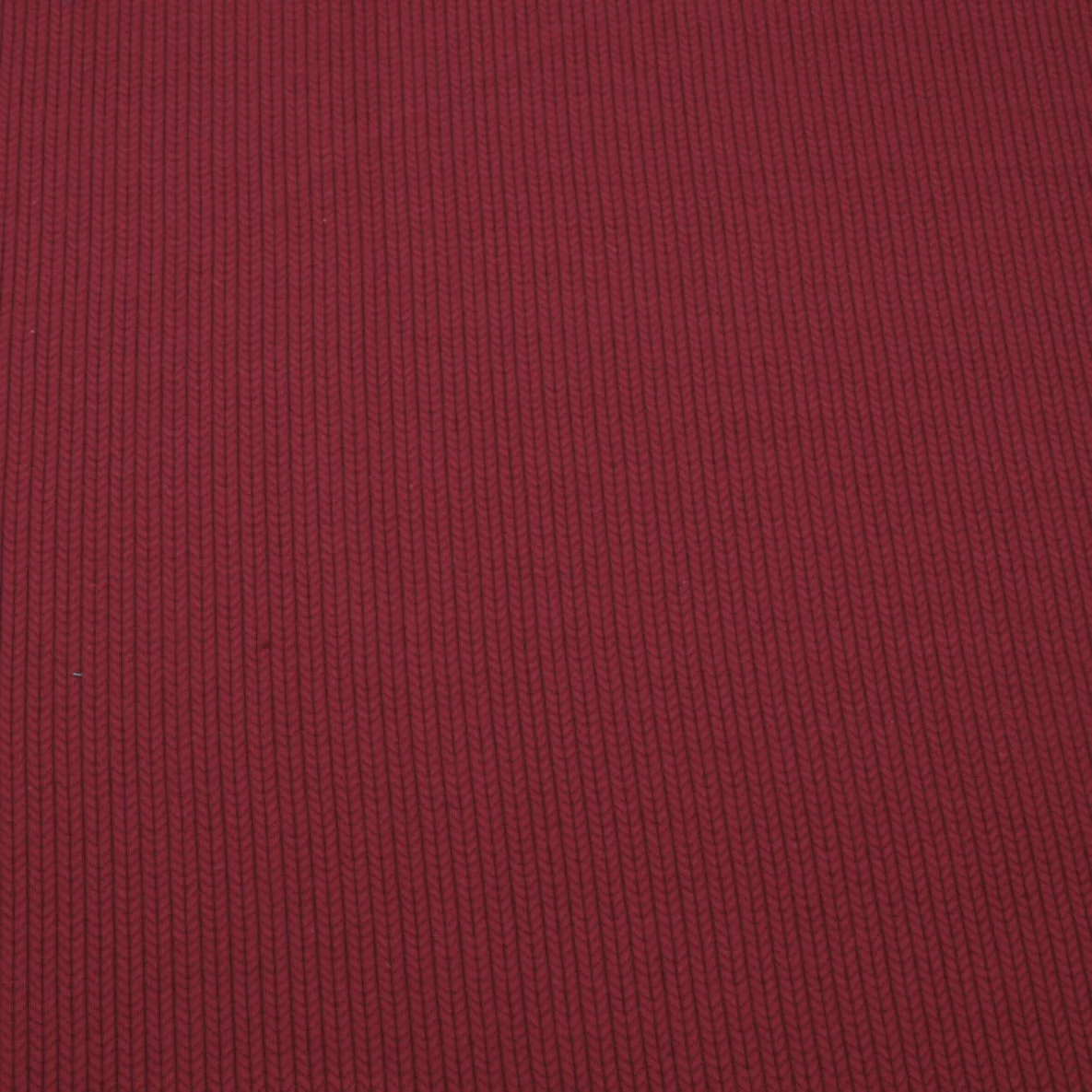 Bio Jersey Jacquard Knit Knit Weinrot